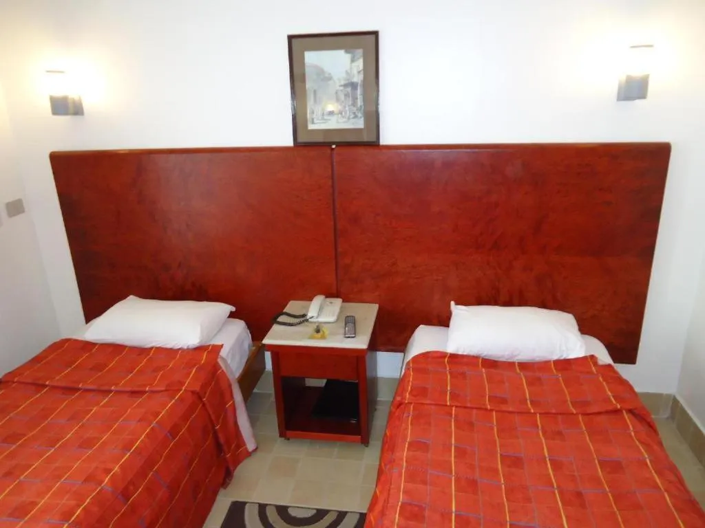 Bed in Pharaohs Hotel