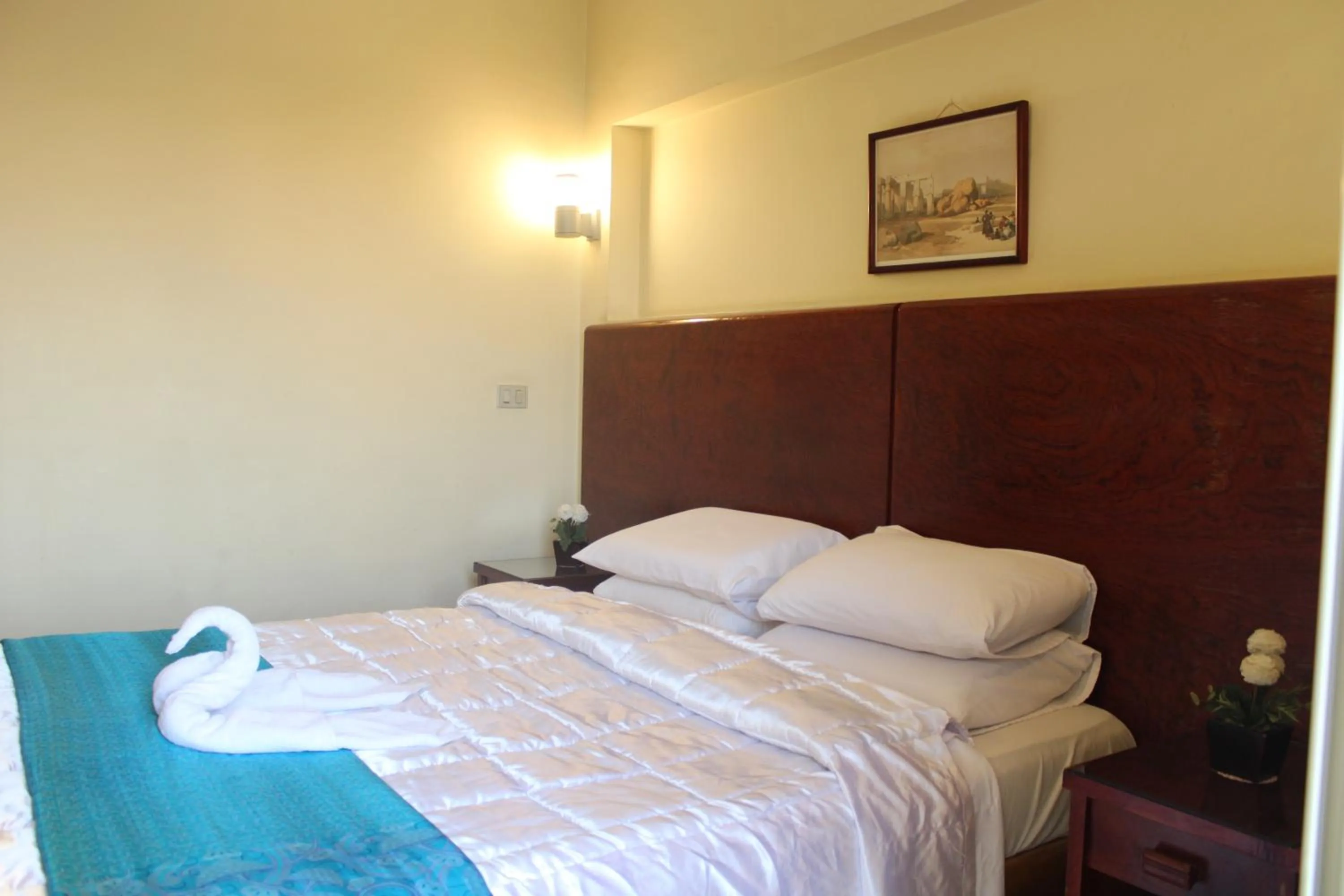 Bed in Pharaohs Hotel