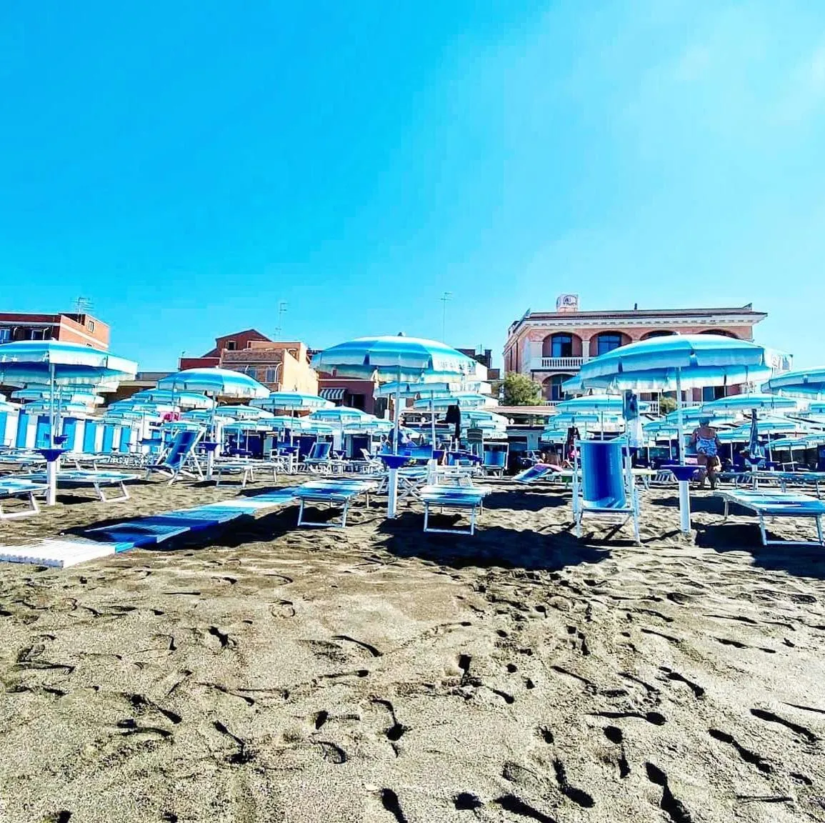Beach in Hotel Miramare
