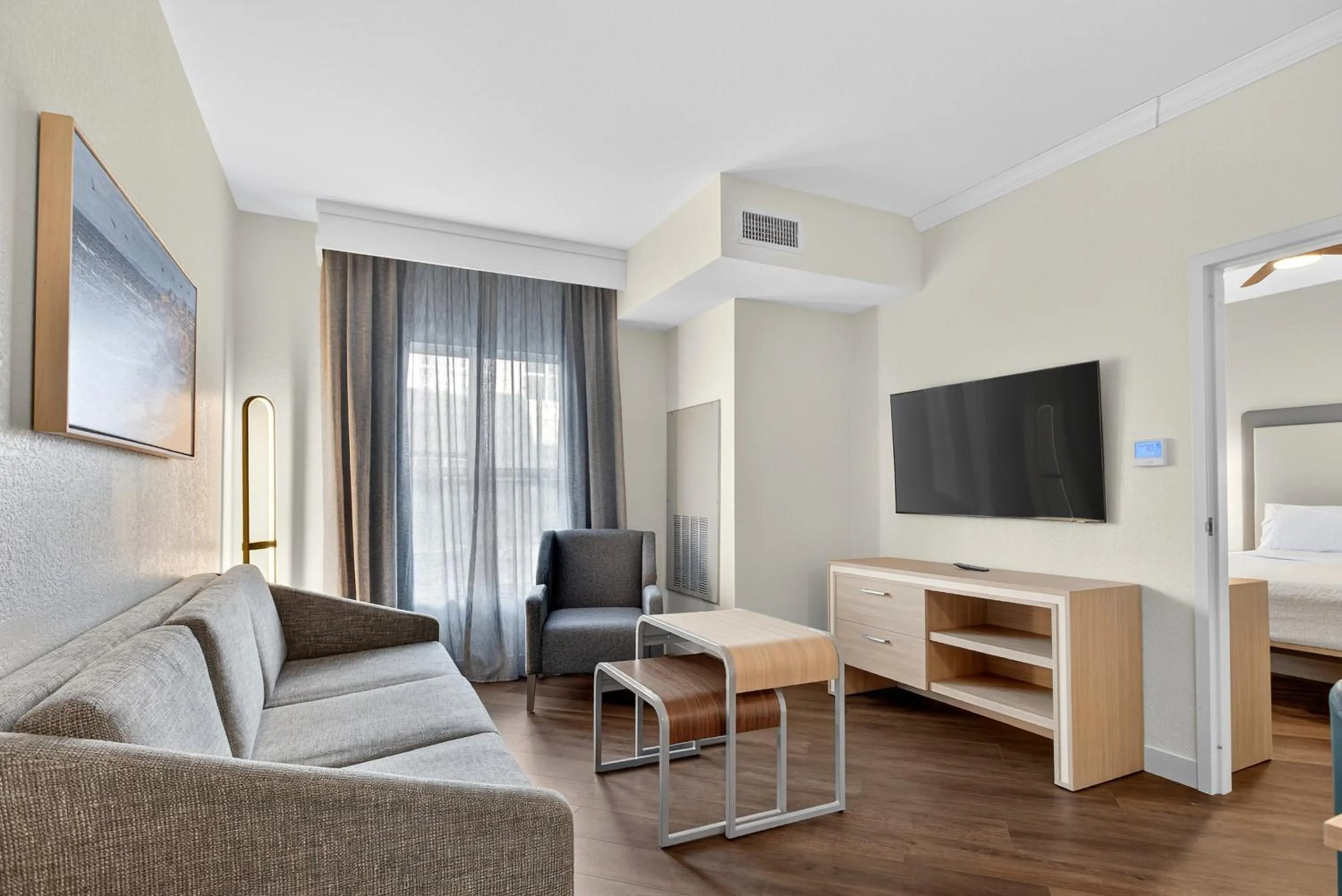 Living room, Bed in Homewood Suites by Hilton Carlsbad-North San Diego County