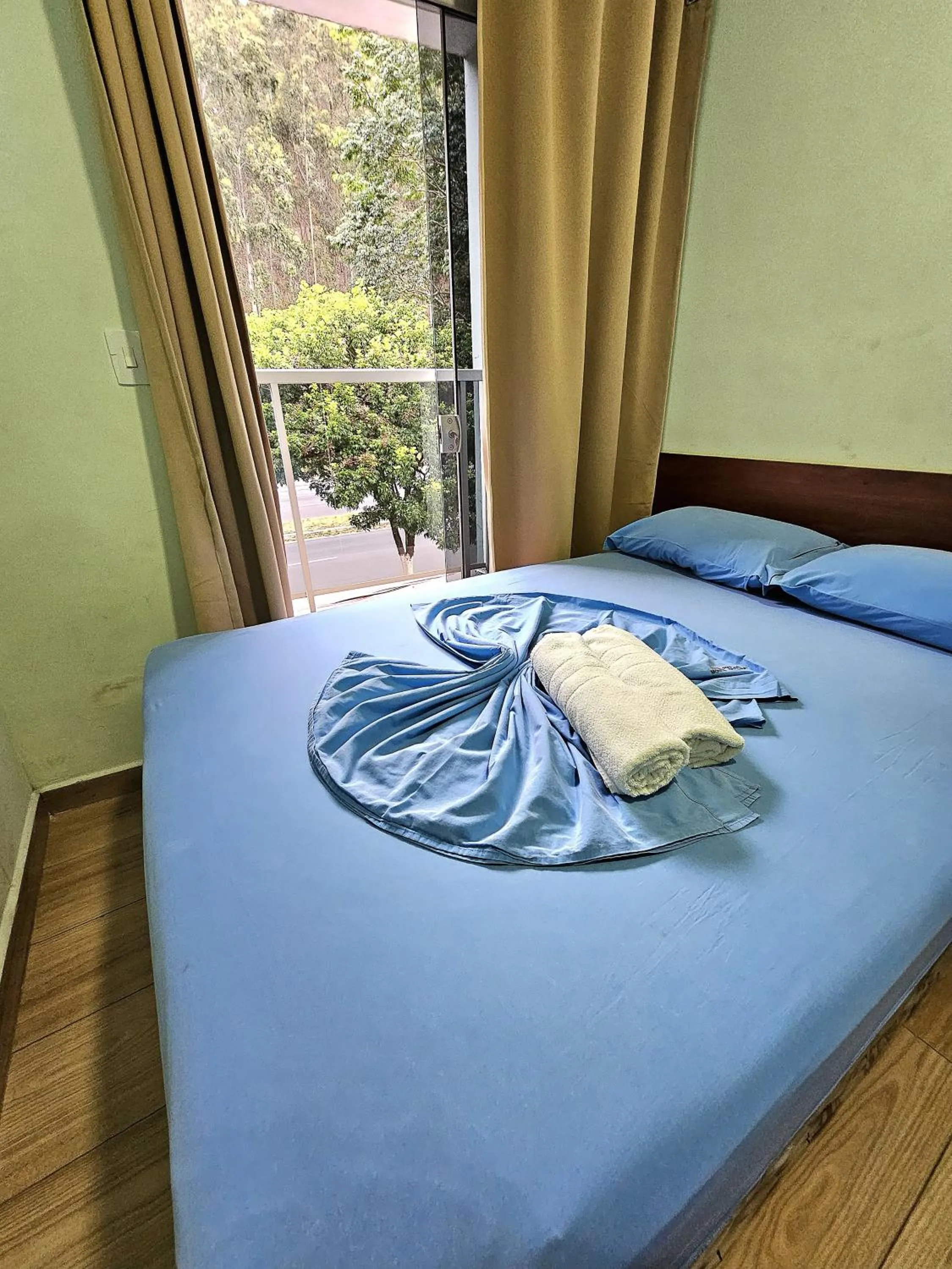 Bed in Pousada Monte Oliveira