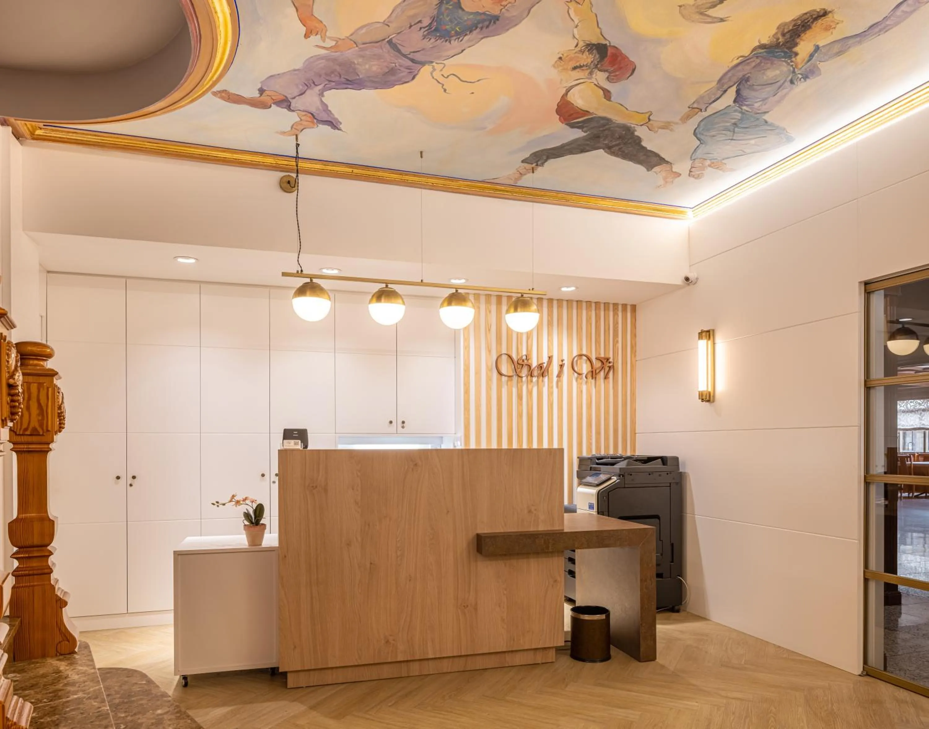 Lobby or reception in Hotel Restaurant Sol i Vi
