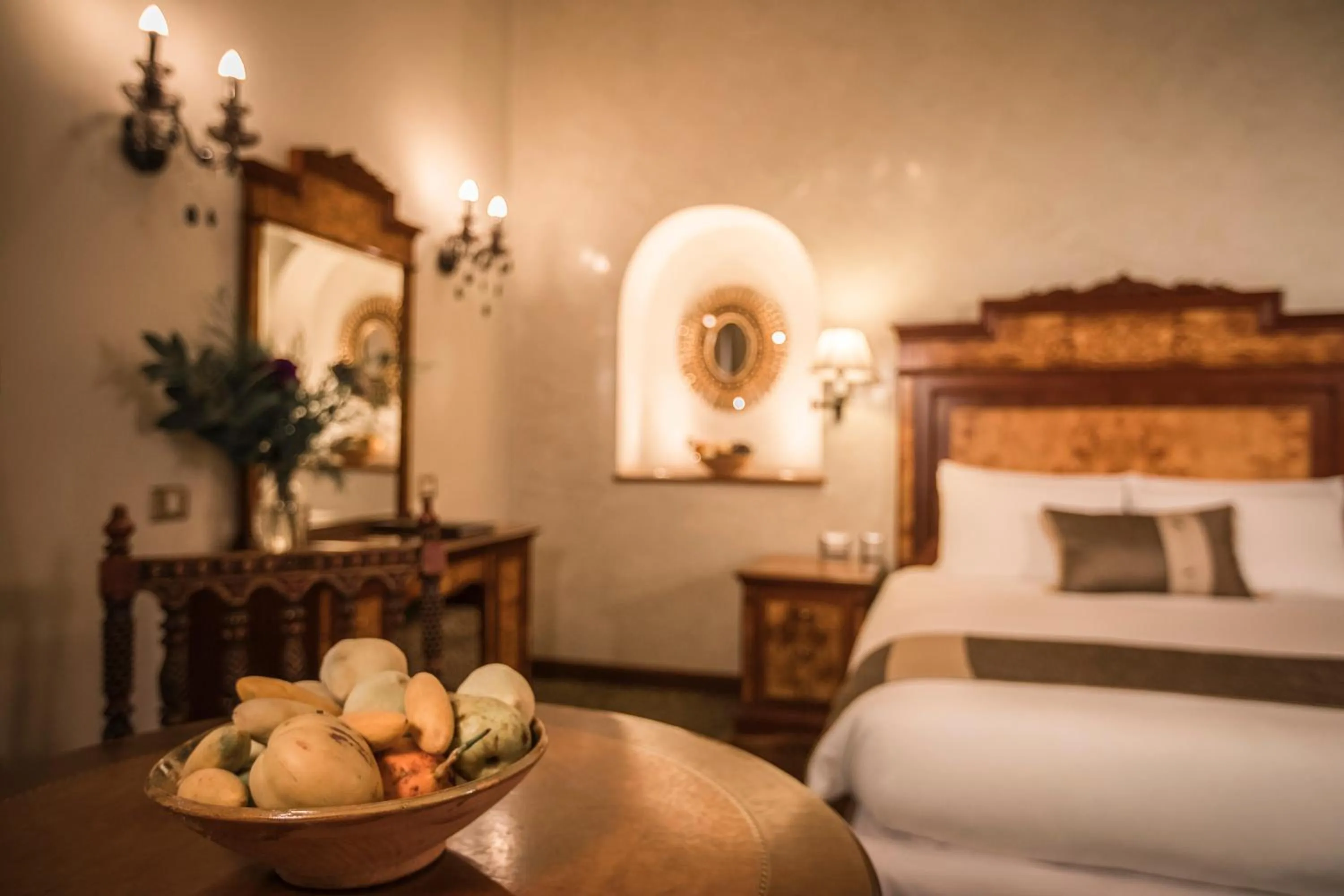 Bed in Aranwa Cusco Boutique Hotel