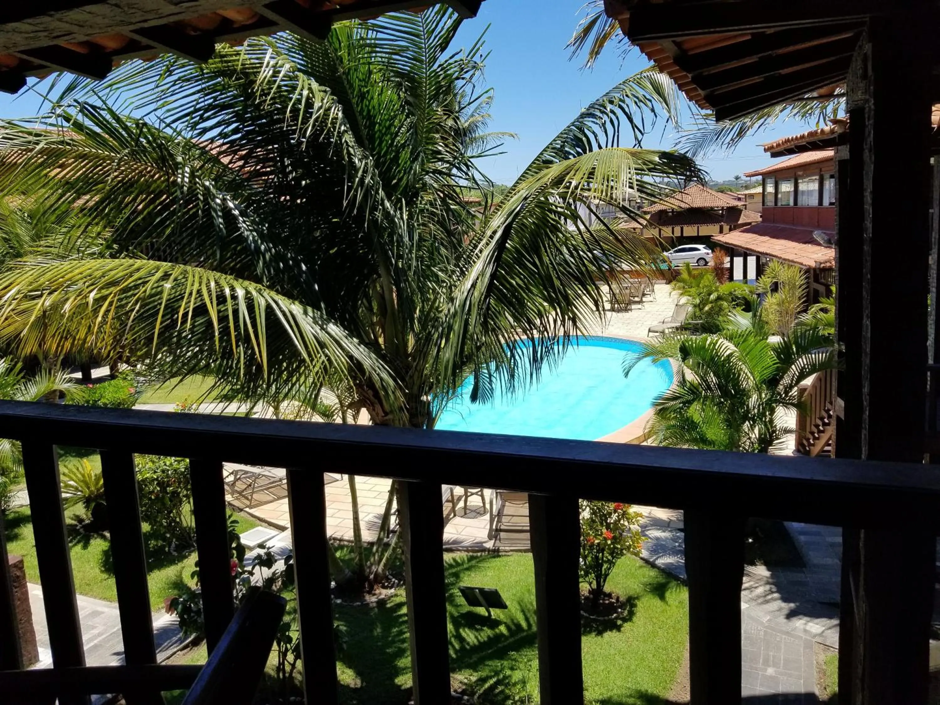 Pool view in Flat - Geribá Apart Hotel