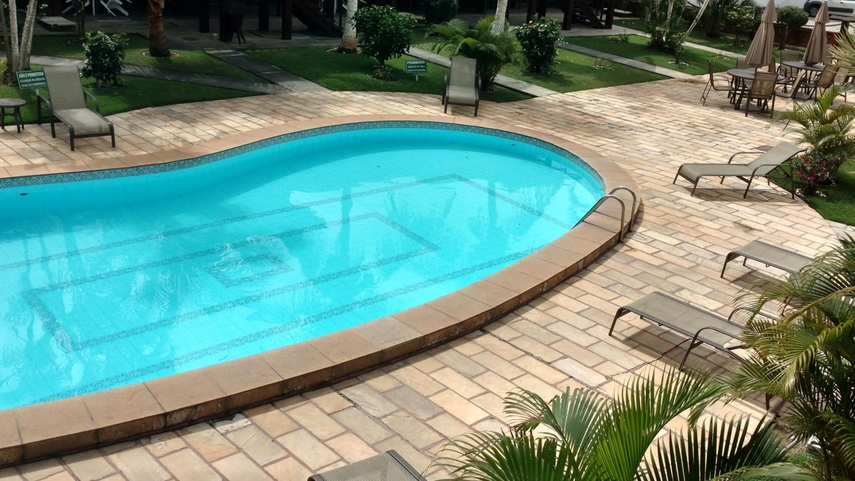 Pool view in Flat - Geribá Apart Hotel