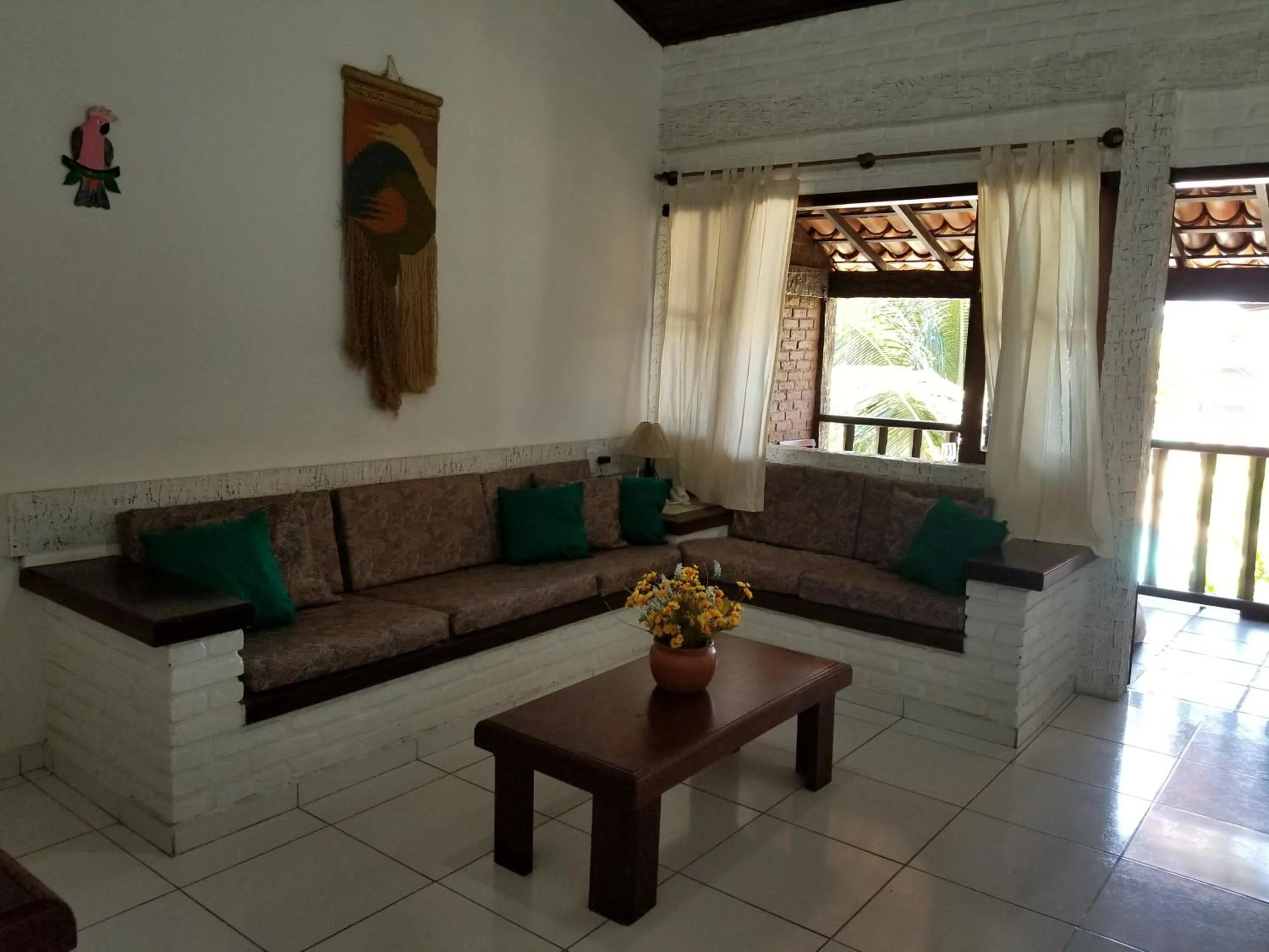 Living room in Flat - Geribá Apart Hotel