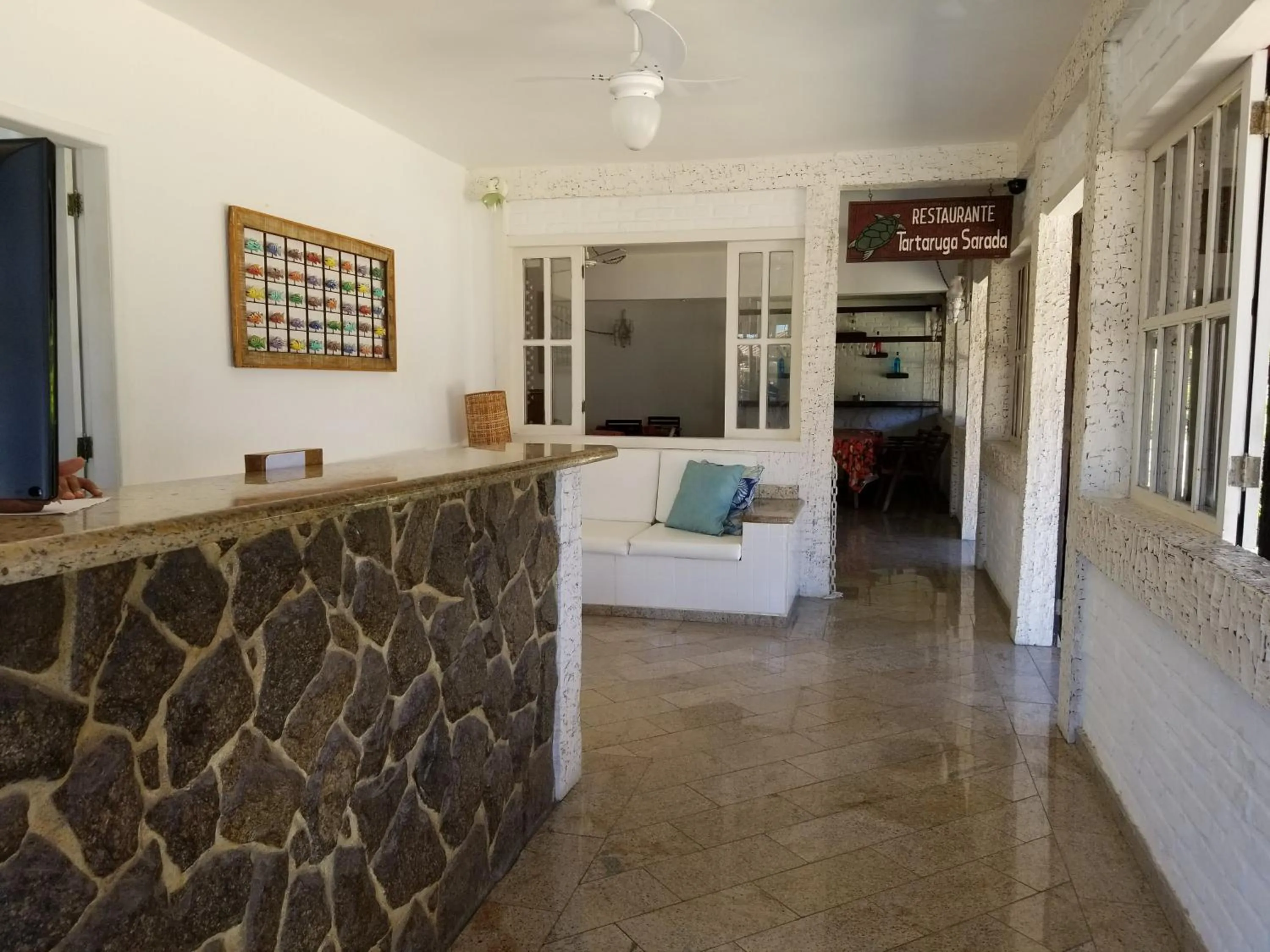 Lobby or reception in Flat - Geribá Apart Hotel