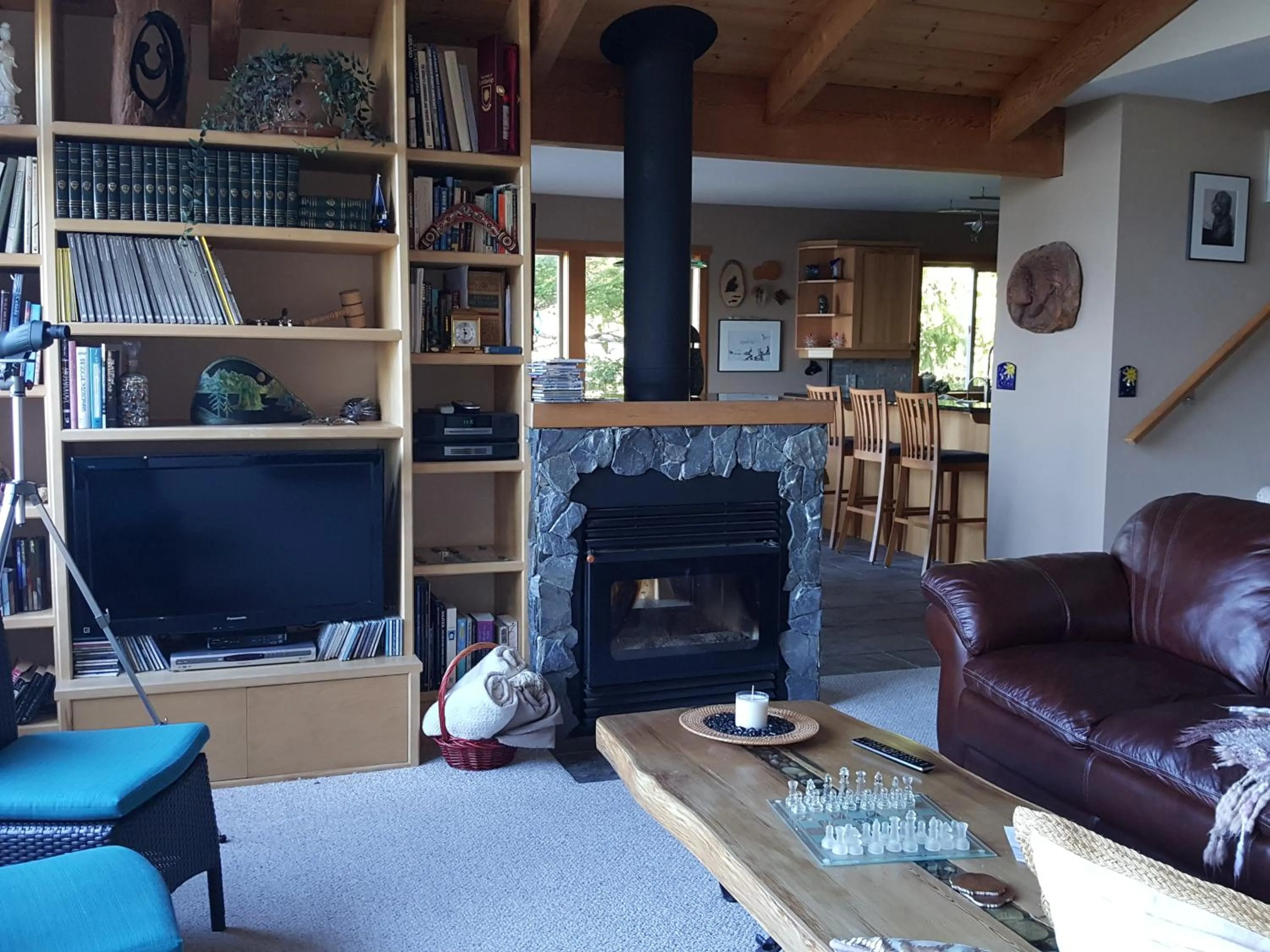 Living room in Reef Point Oceanfront Bed and Breakfast