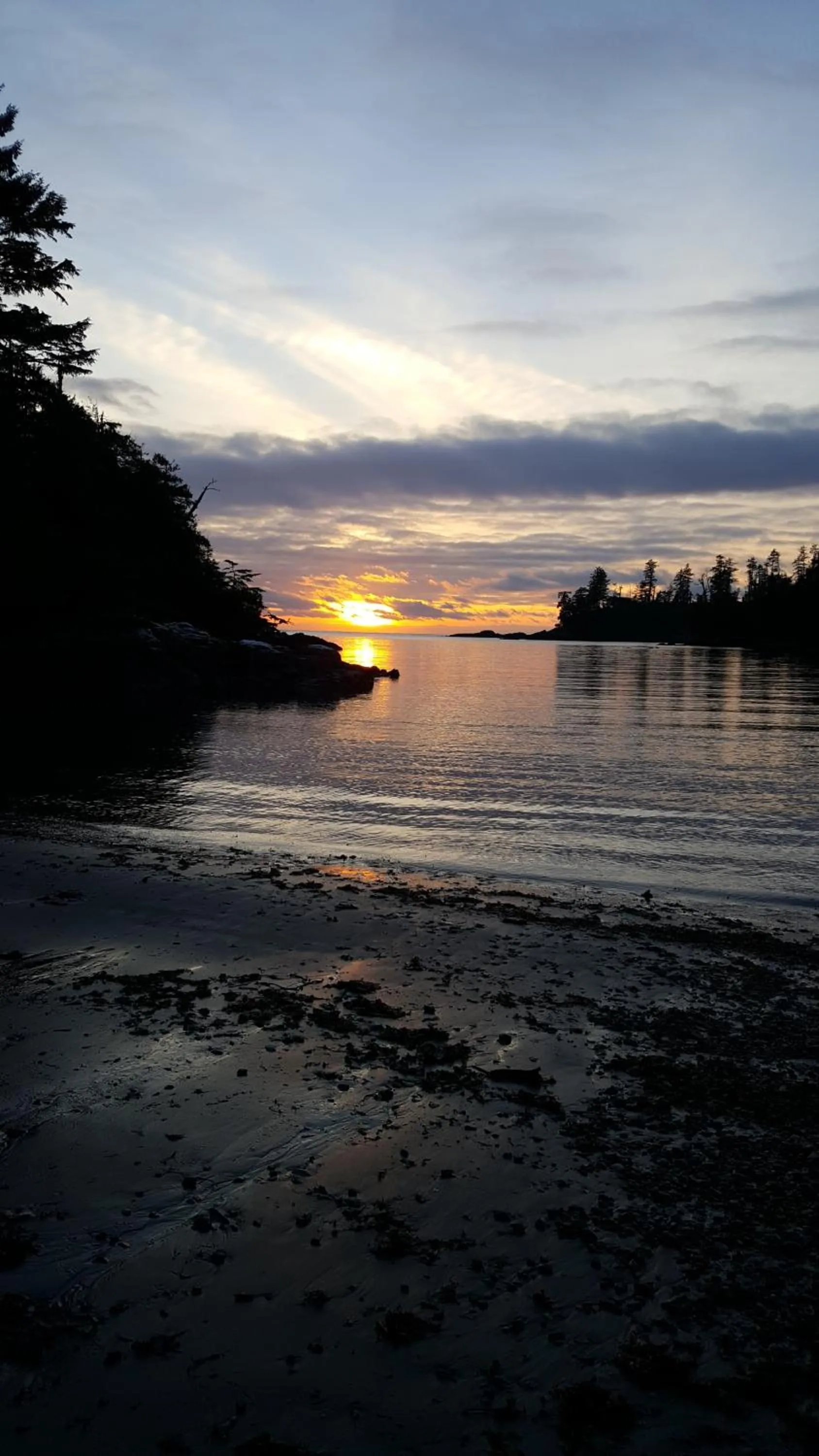 Sunset in Reef Point Oceanfront Bed and Breakfast