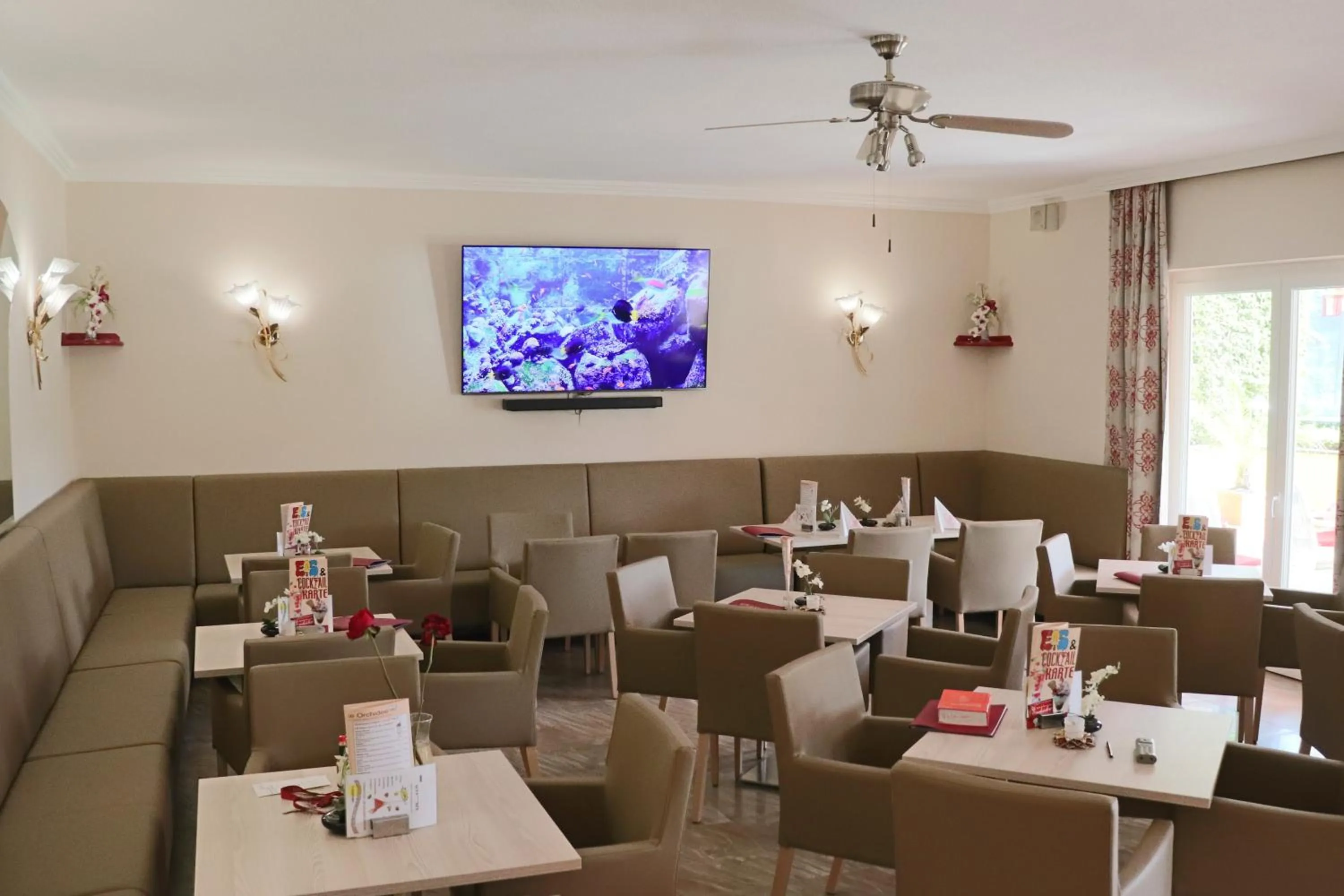 Restaurant/places to eat in Strandhotel Orchidee