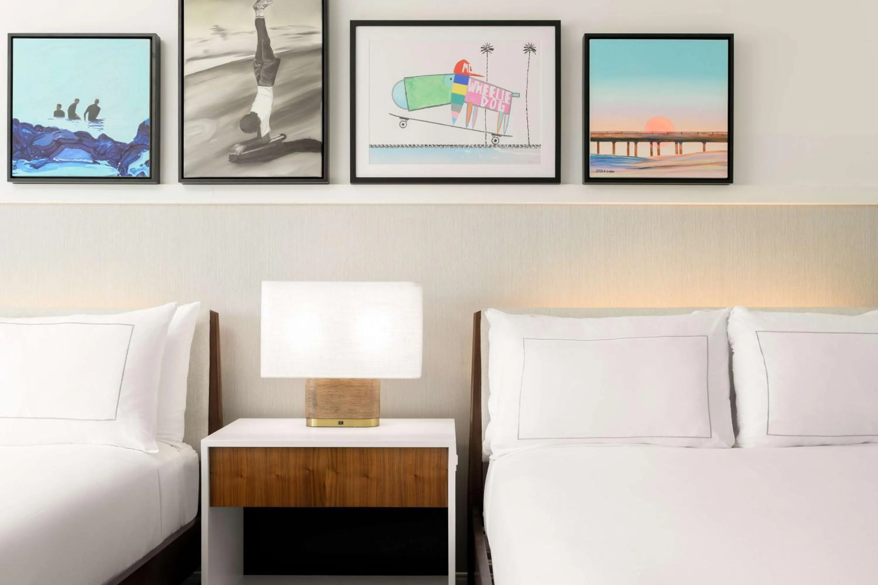 Bed in Hilton Los Angeles-Culver City, CA