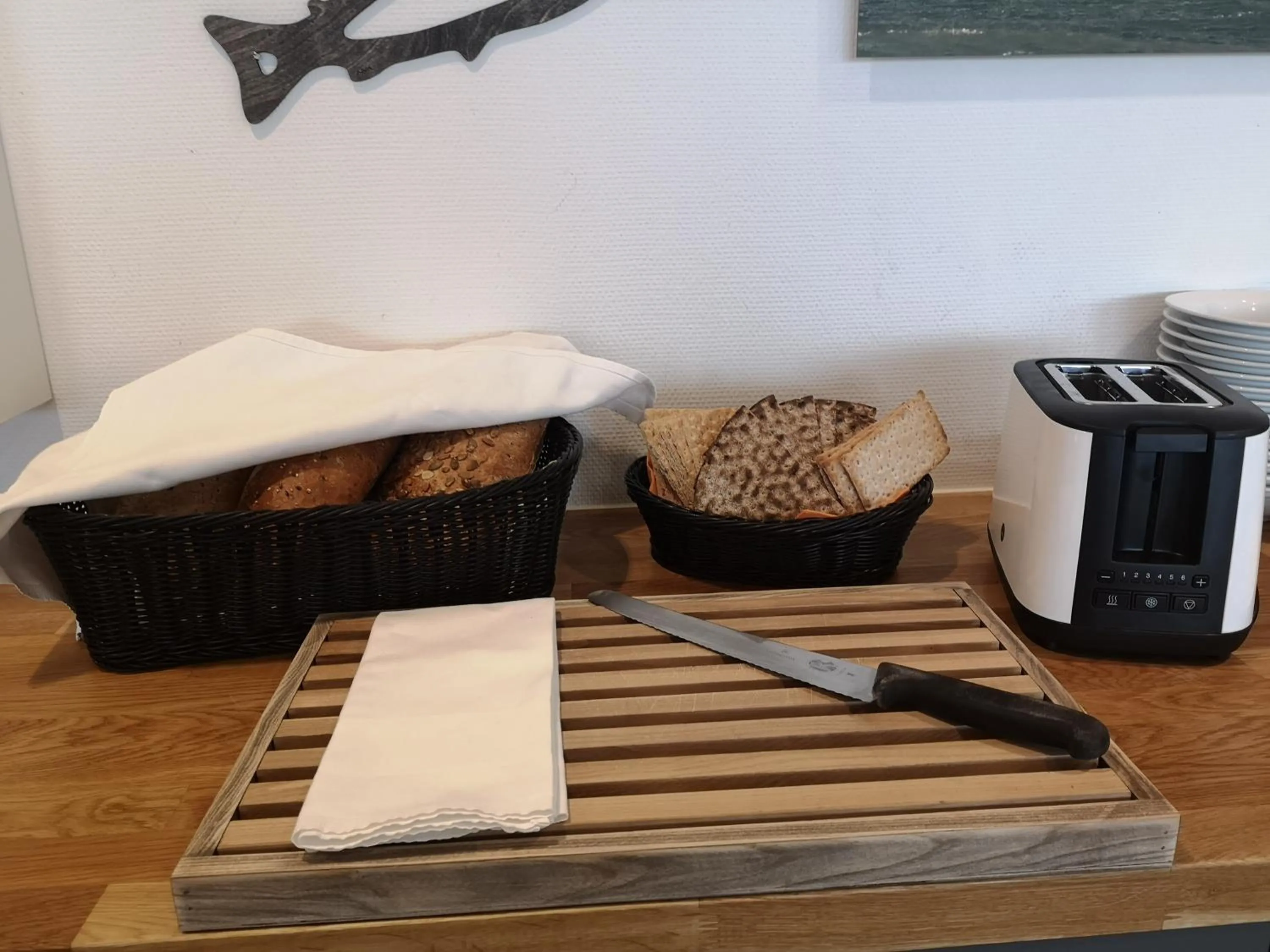 Breakfast in Senja Fjordhotell and Apartments