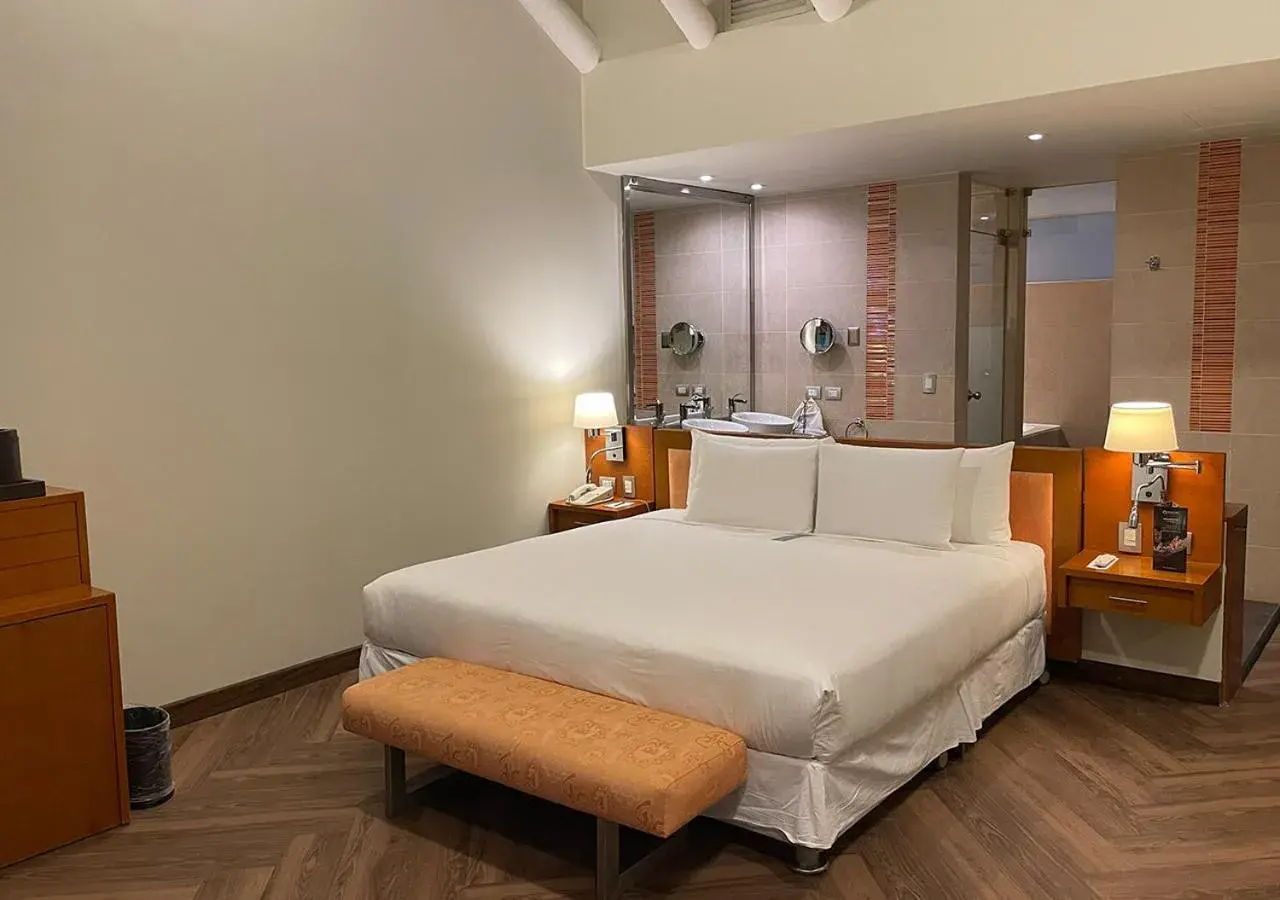 Bed in Aranwa Sacred Valley Hotel & Wellness Bed in Aranwa Sacred Valley Hotel & Wellness