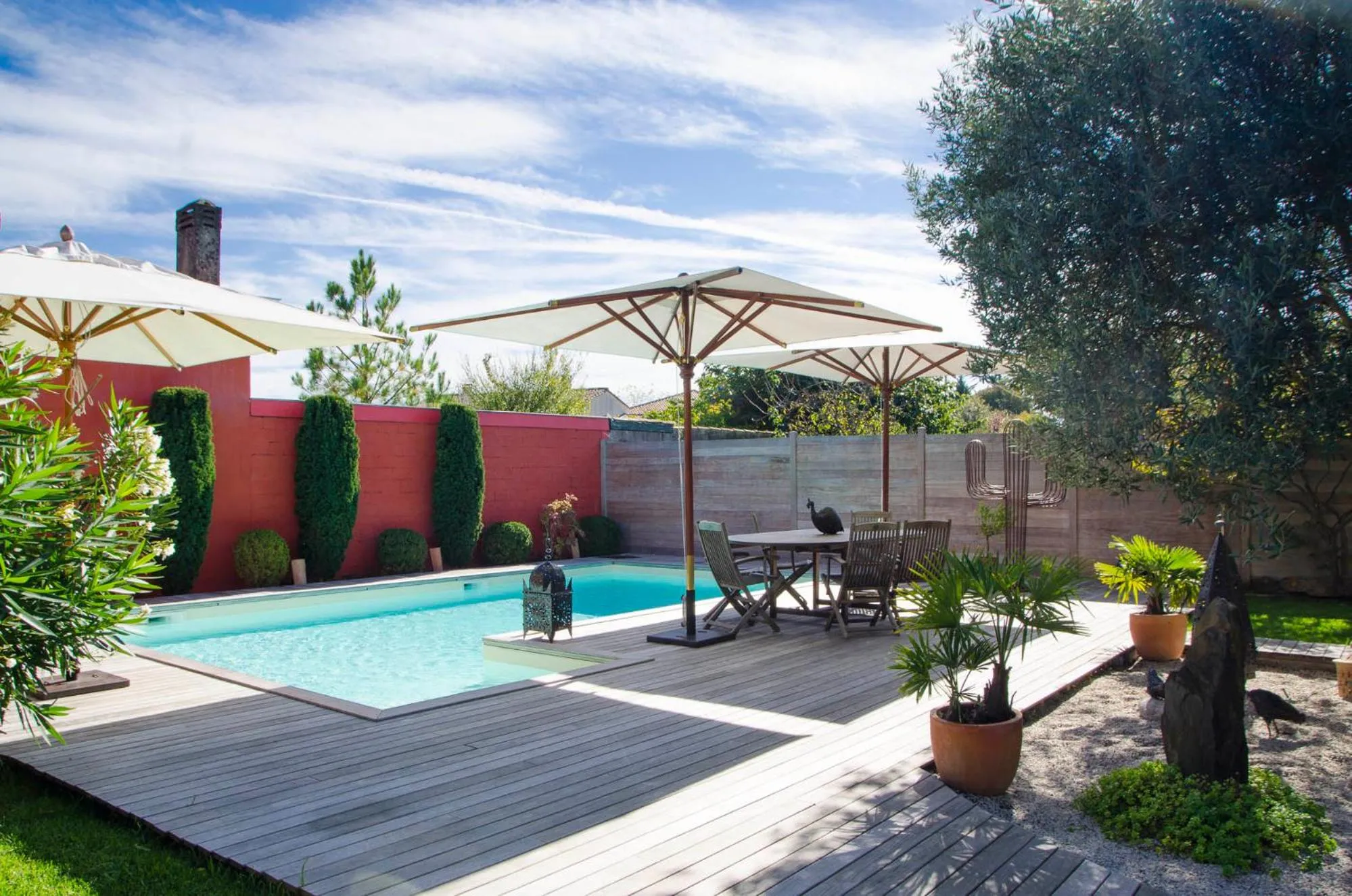 Garden in La Ferrade Chambres d'Hôtes B&B