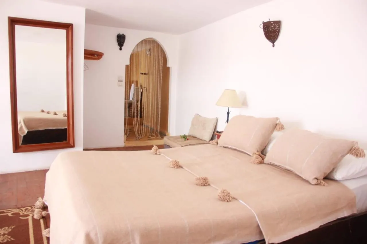 Bed in Riad Haizea Mogador
