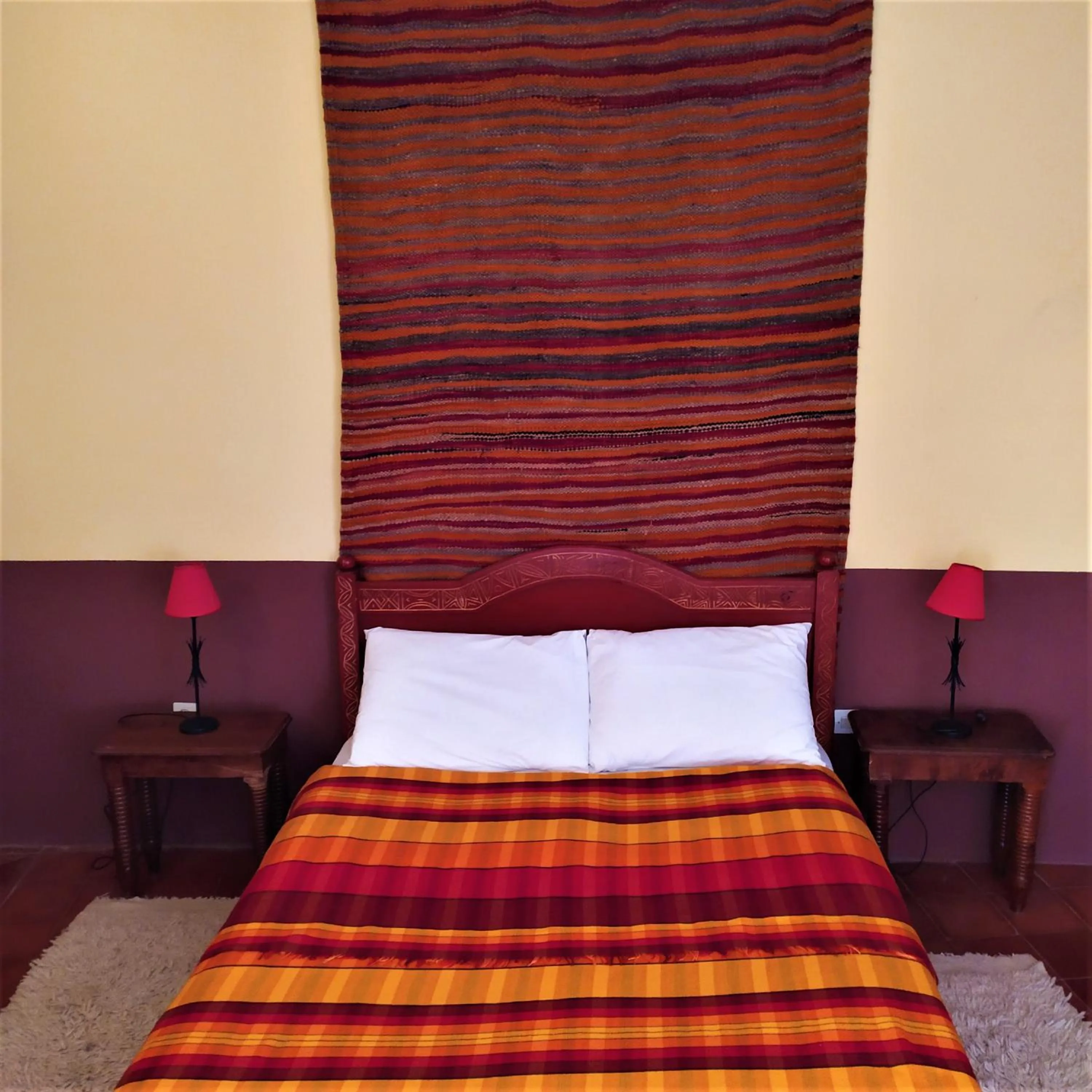Bed in Riad Haizea Mogador