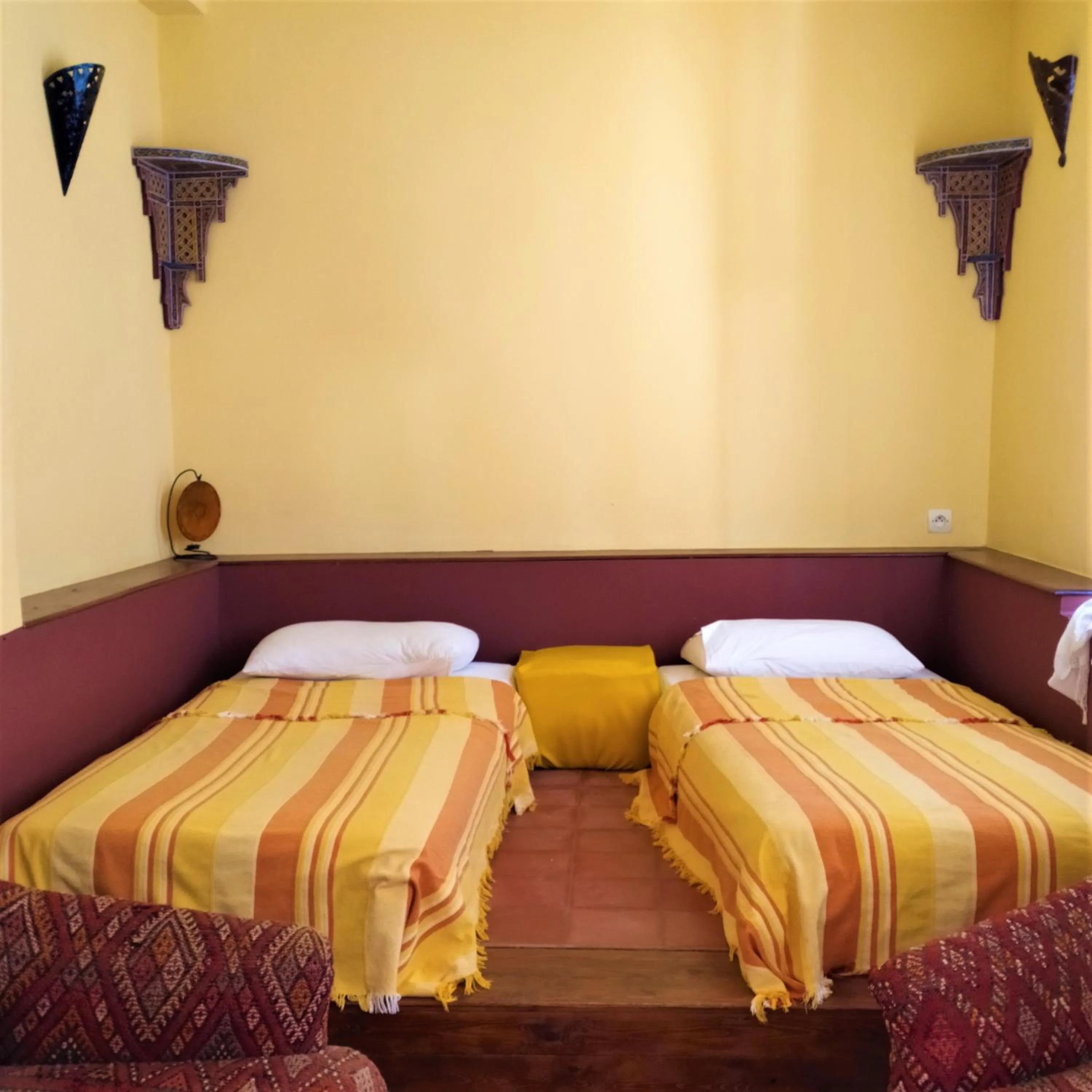 Bed in Riad Haizea Mogador