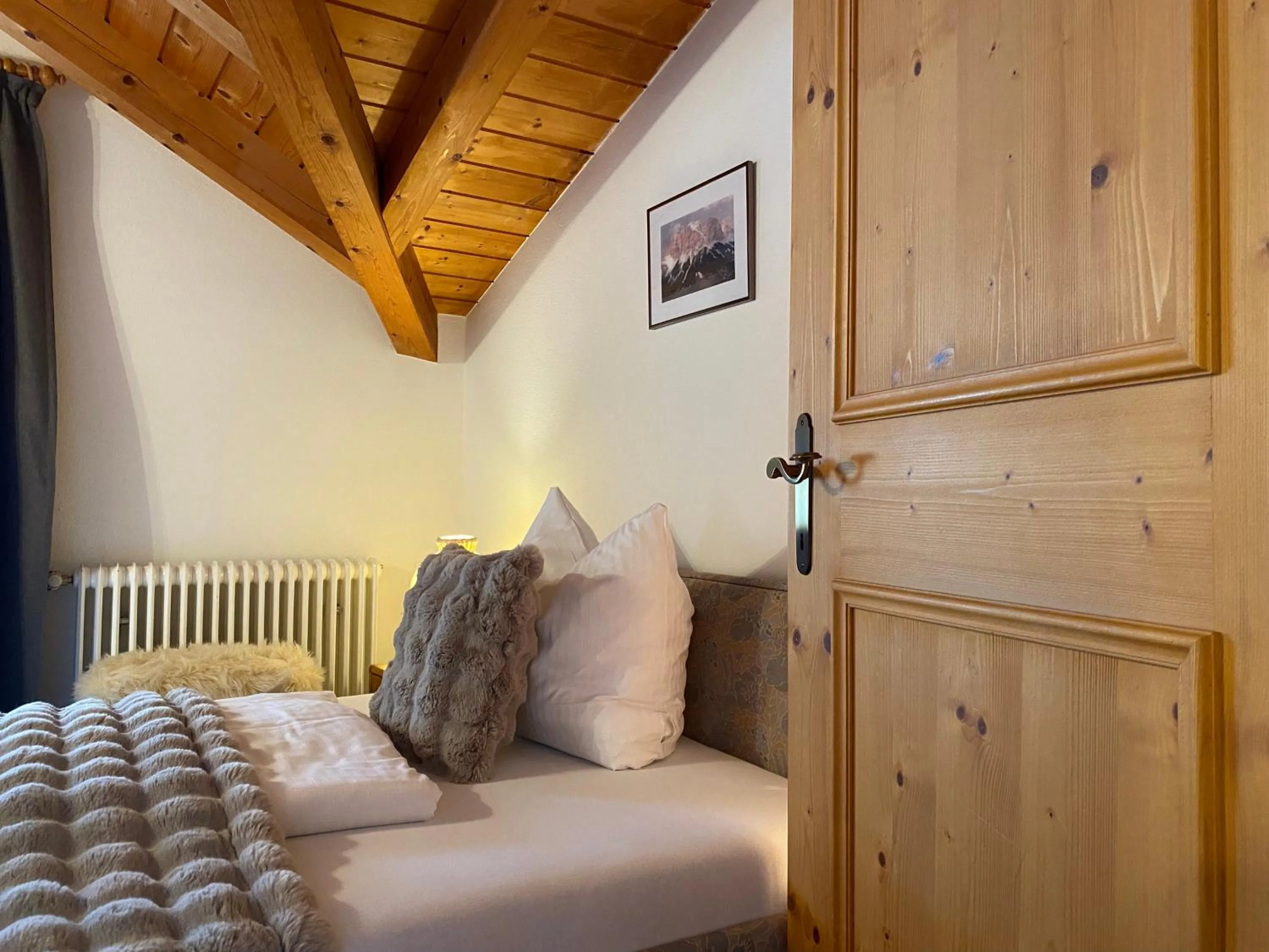 Bed in Ferienwohnungen Jägerheim & Jägerhaus