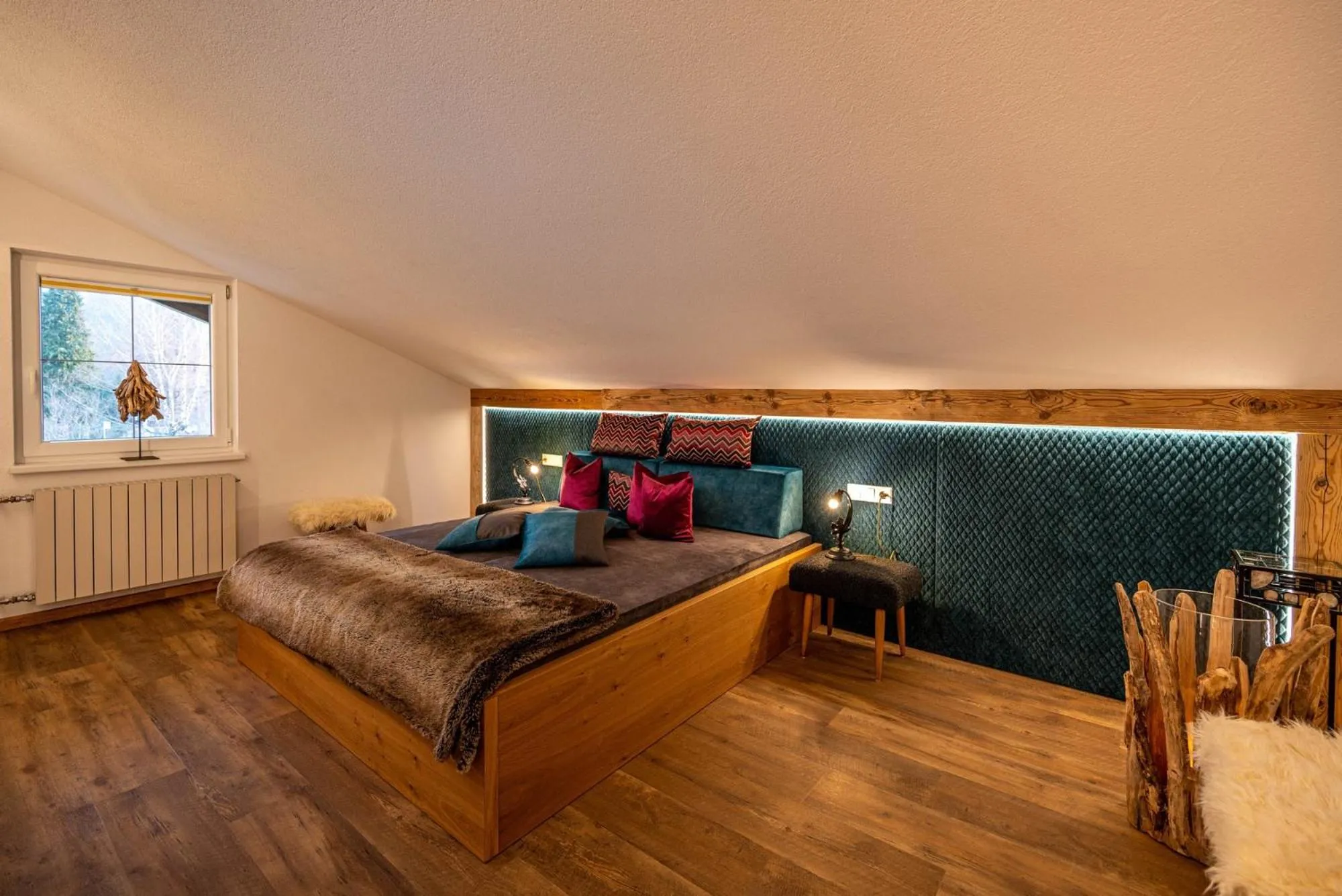 Bed in Ferienwohnungen Jägerheim & Jägerhaus