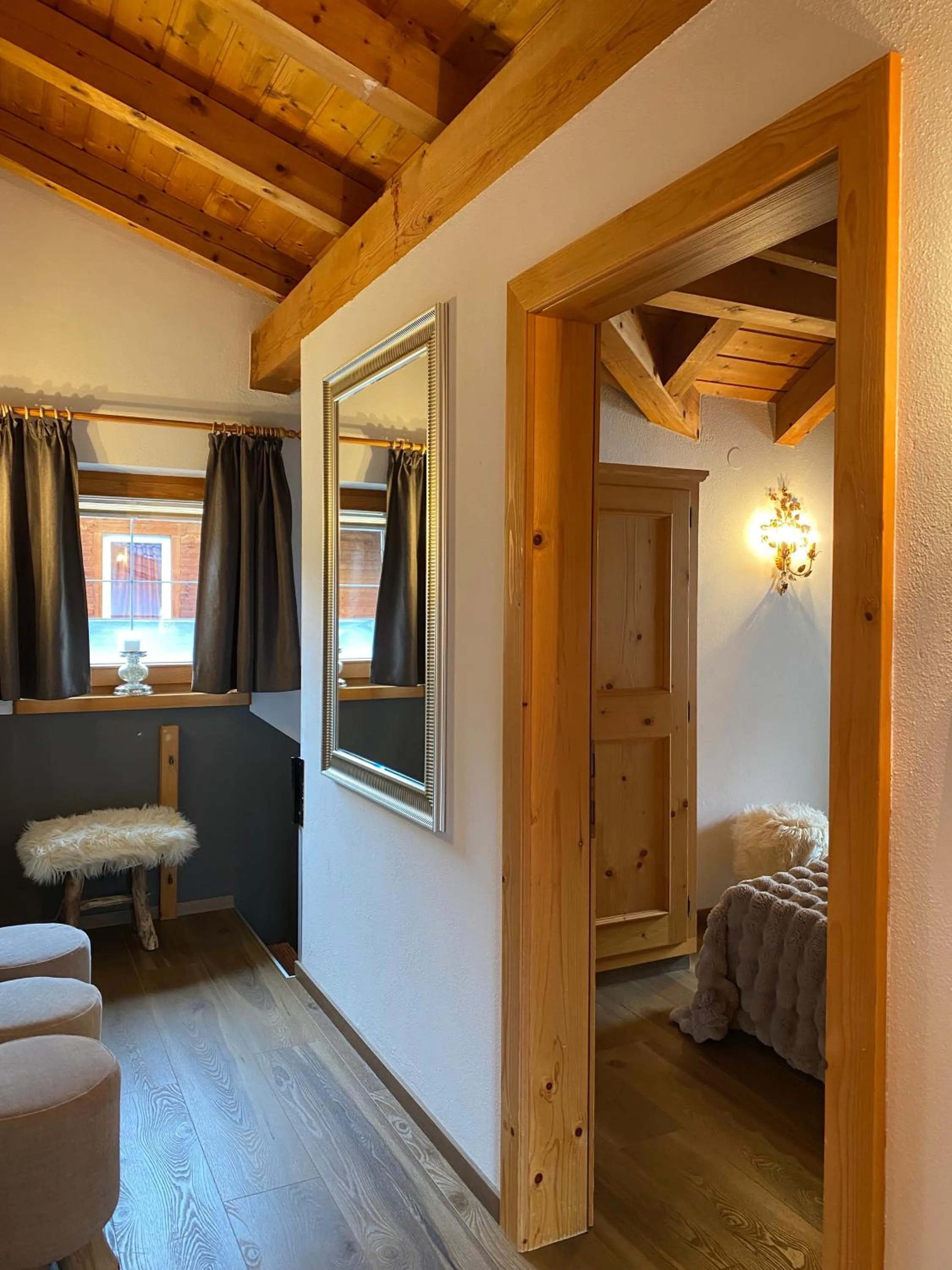 Bed in Ferienwohnungen Jägerheim & Jägerhaus