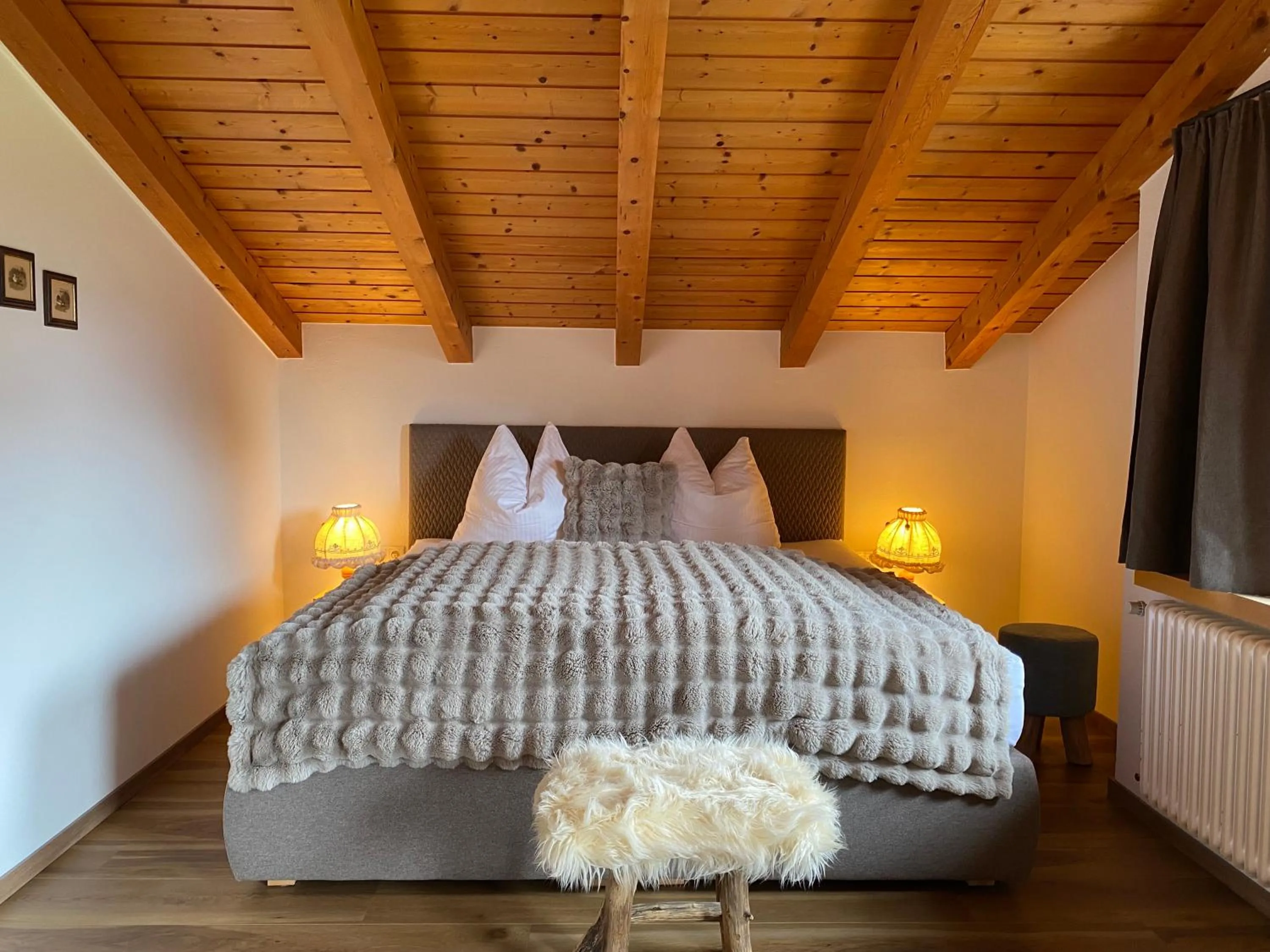 Bed in Ferienwohnungen Jägerheim & Jägerhaus