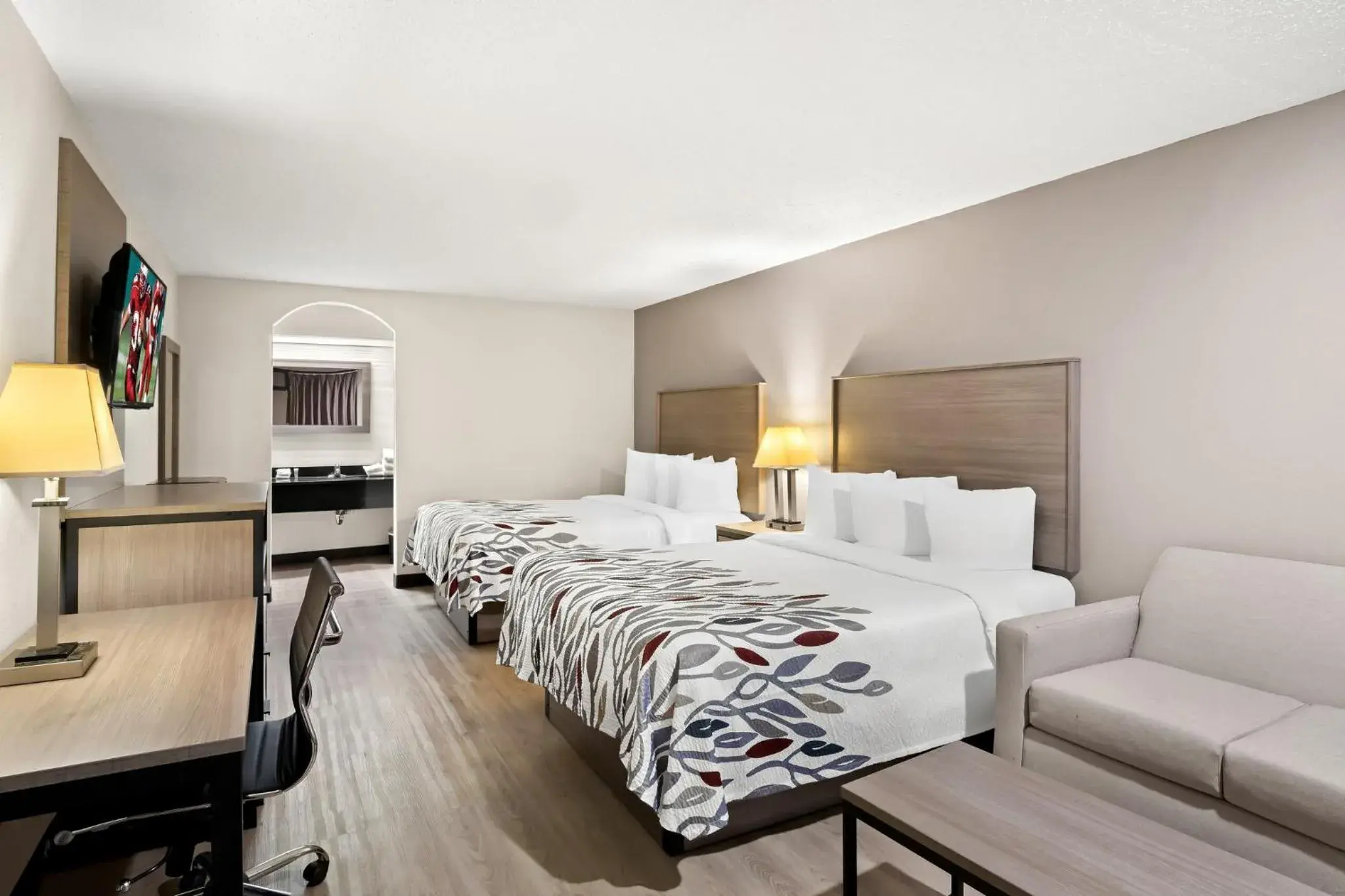 Bedroom, Bed in Red Roof Inn & Conference Center McKinney Bedroom, Bed in Red Roof Inn & Conference Center McKinney