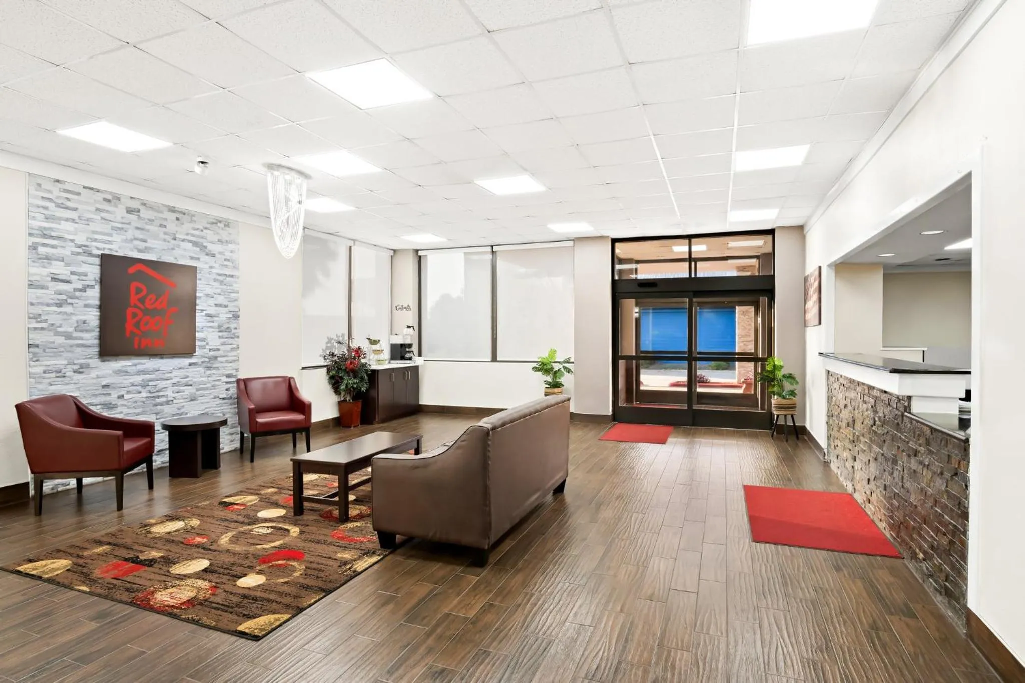 Lobby or reception in Red Roof Inn & Conference Center McKinney