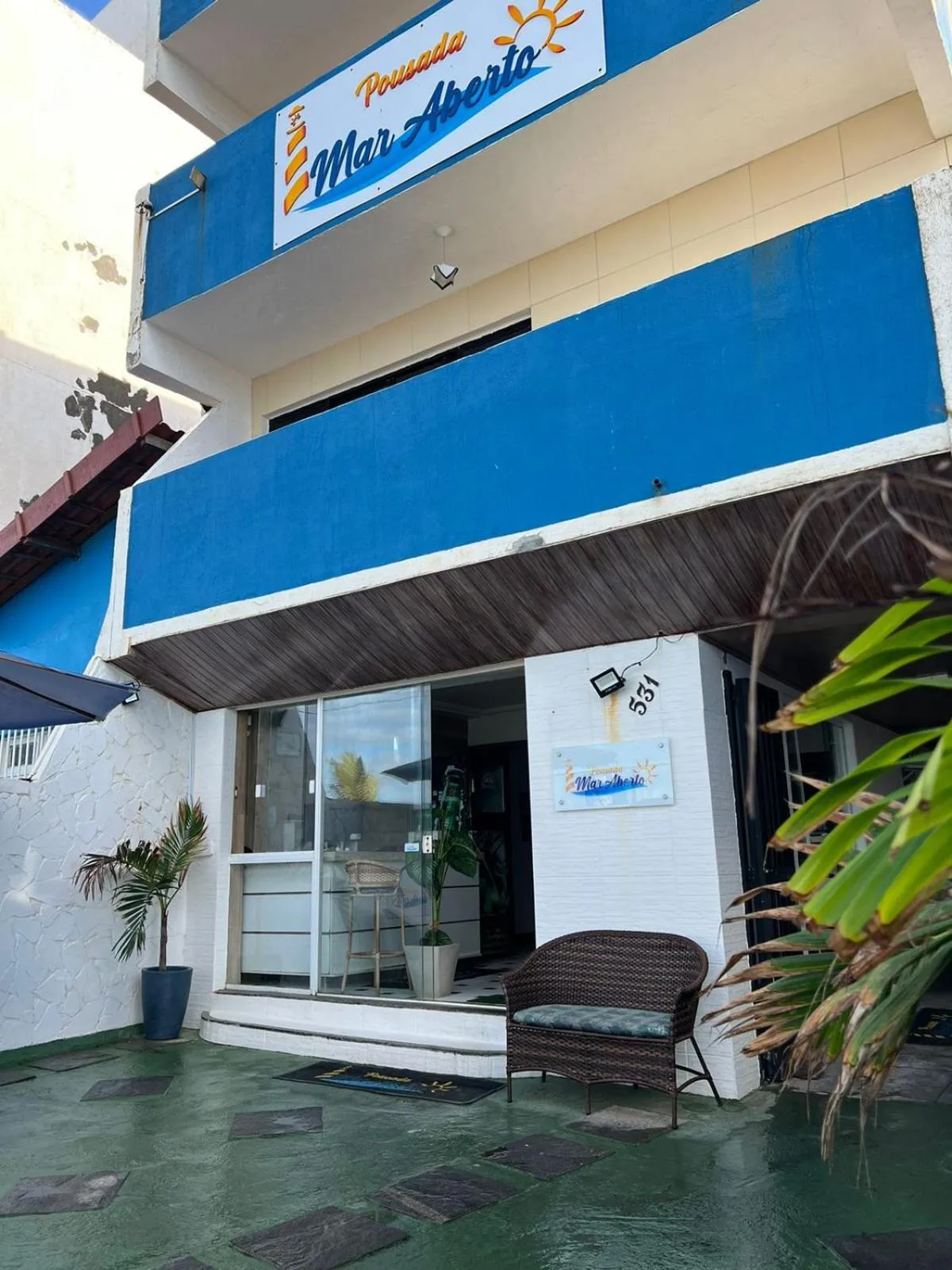 Property building in Pousada Mar Aberto