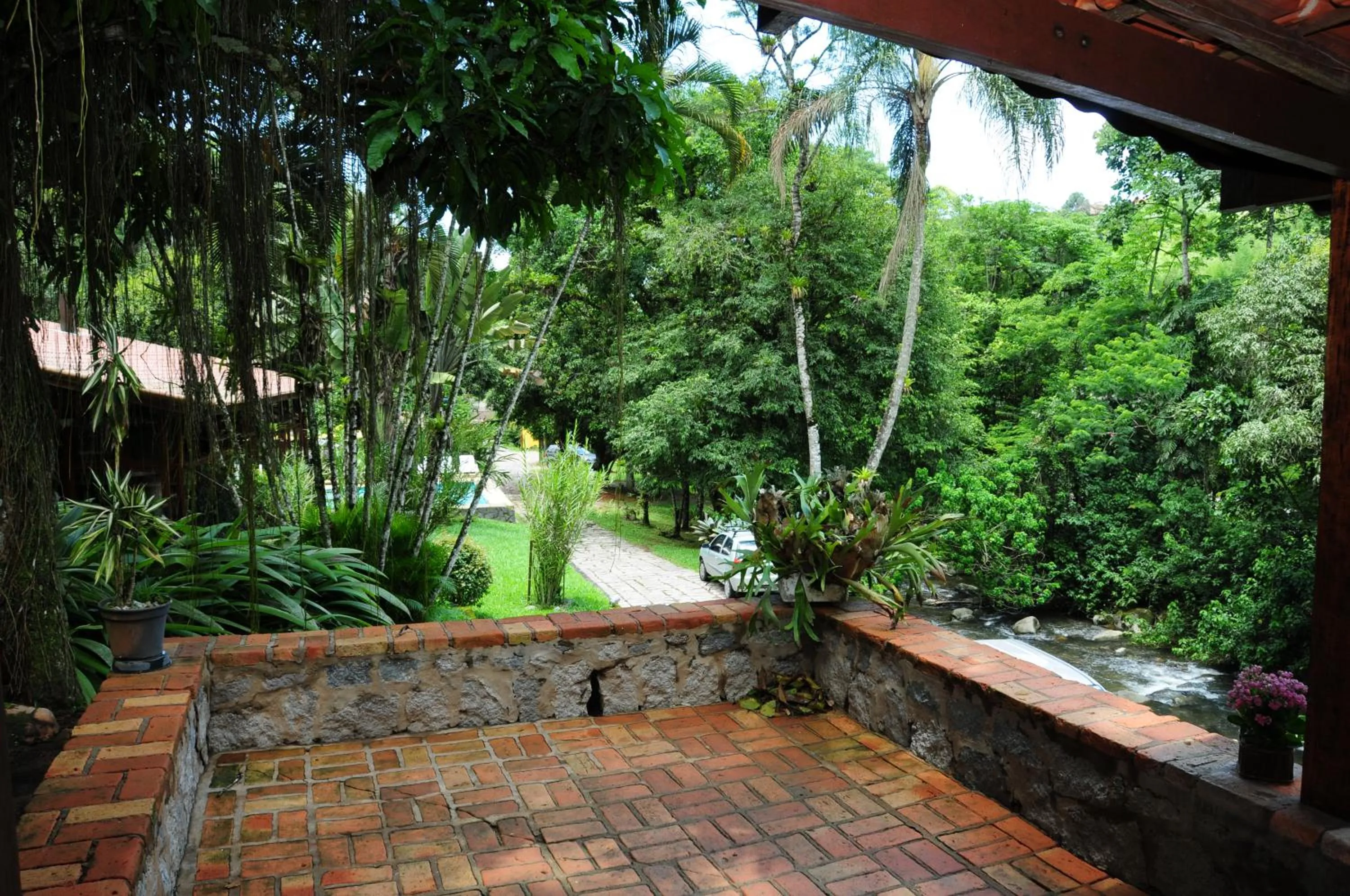 Patio in Hotel Daniela