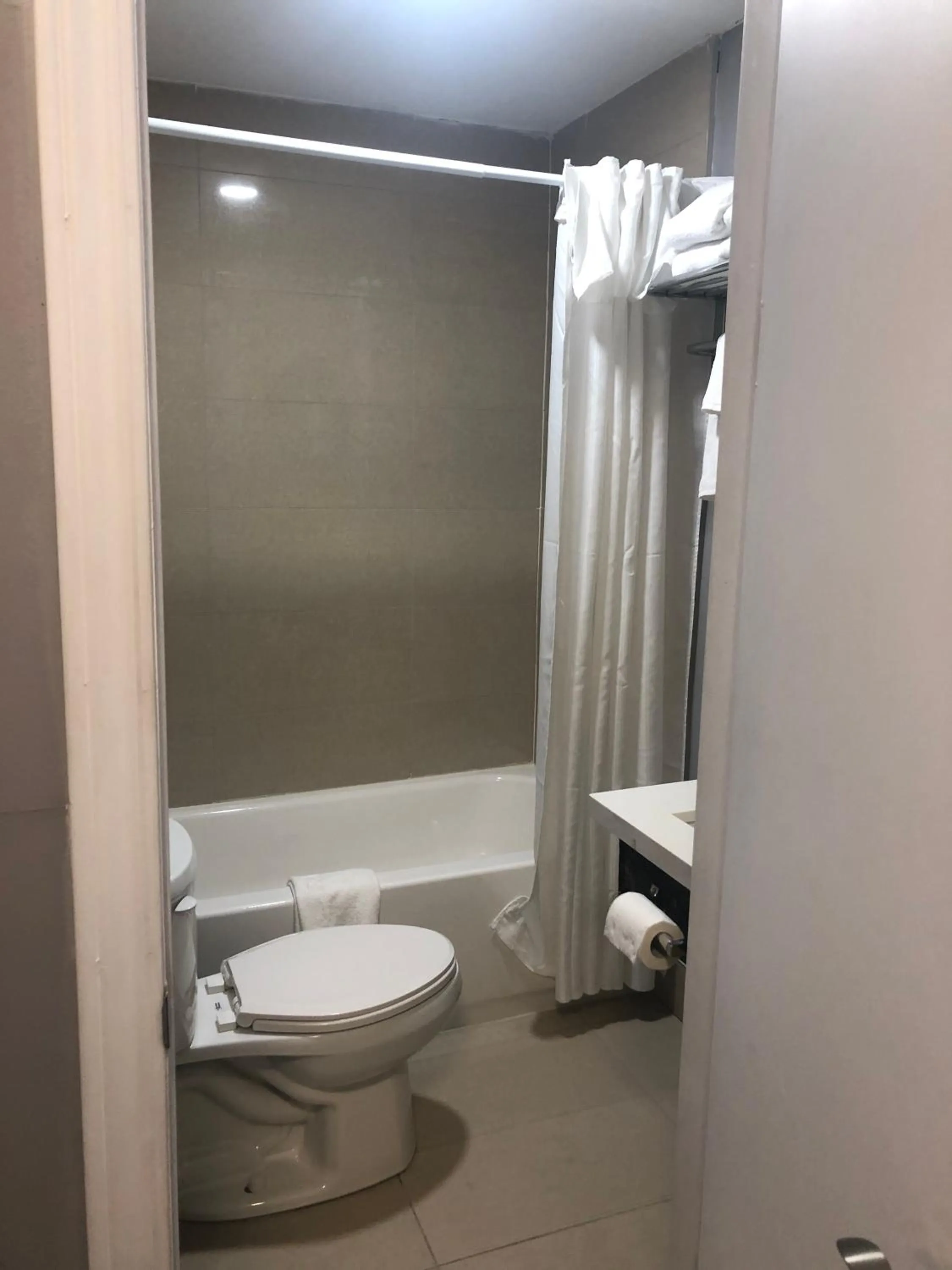 Bathroom in Ramada by Wyndham Jackson's Point