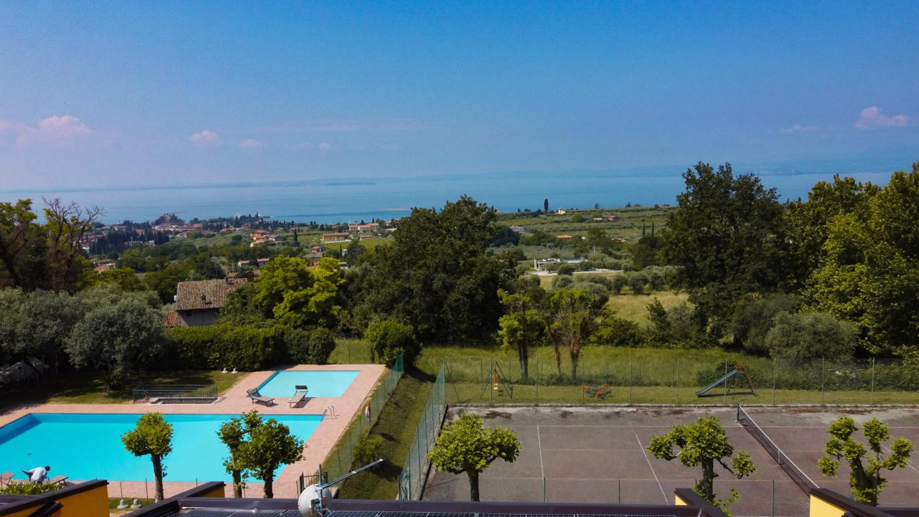 Pool view in Residence Vignol