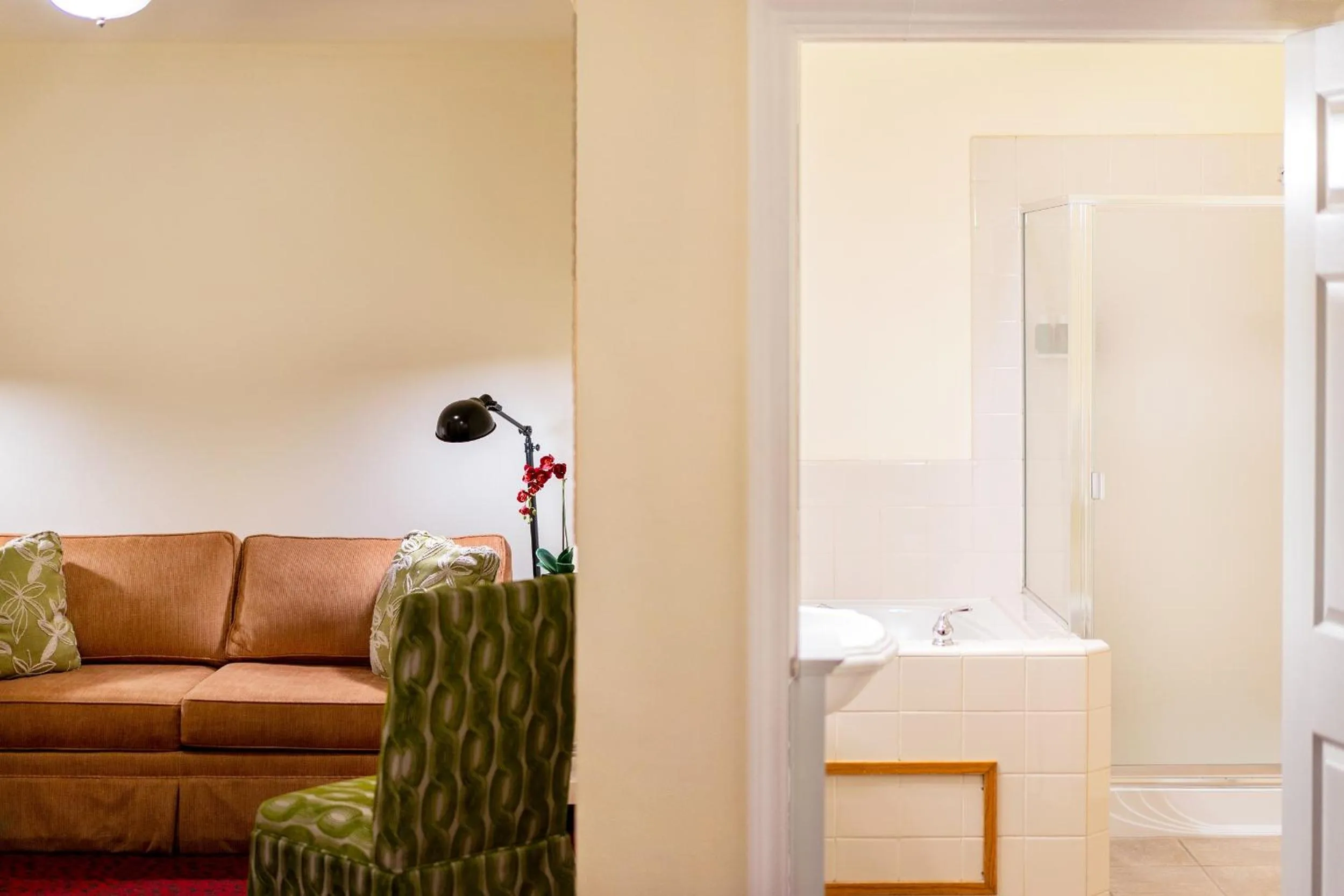 Seating area in The Inn on Pine