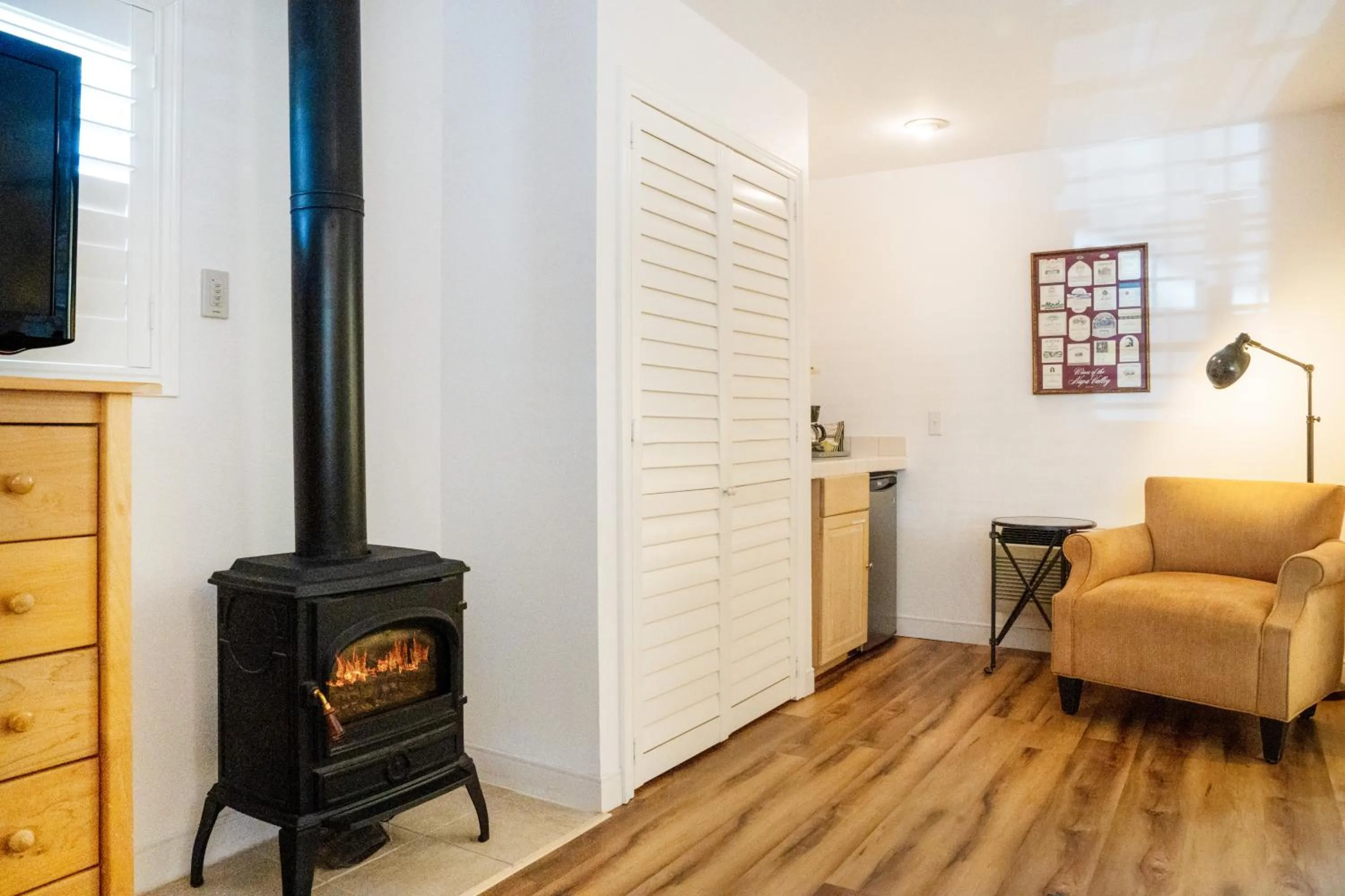Seating area in The Inn on Pine
