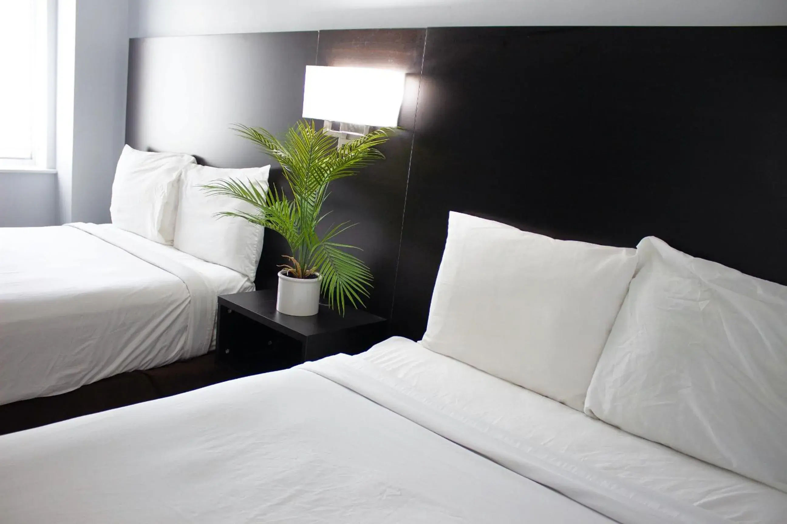 Bed in Sun & Sand Resort Oceanfront Suites Bed in Sun & Sand Resort Oceanfront Suites