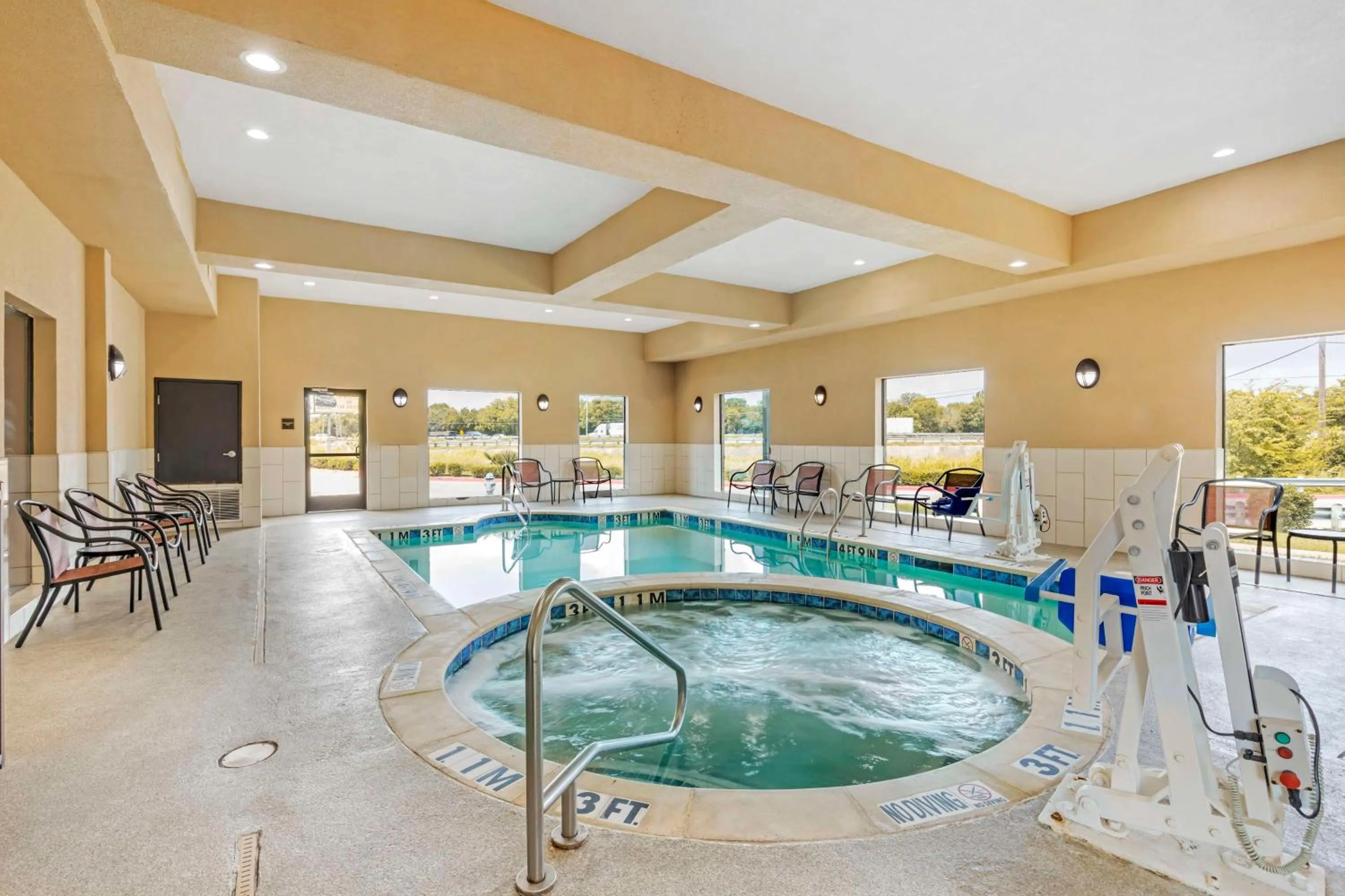 Pool view in Best Western Plus Burleson Inn & Suites