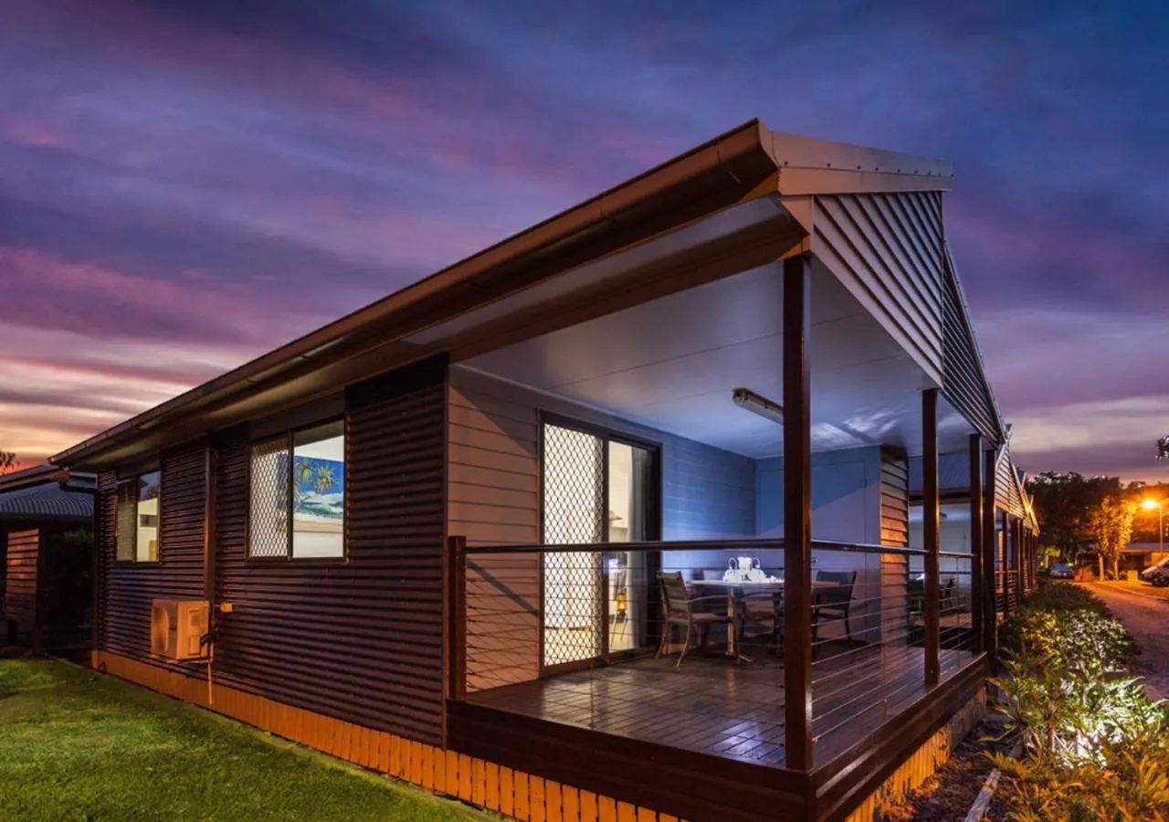 Balcony/Terrace in NRMA Woodgate Beach Holiday Park