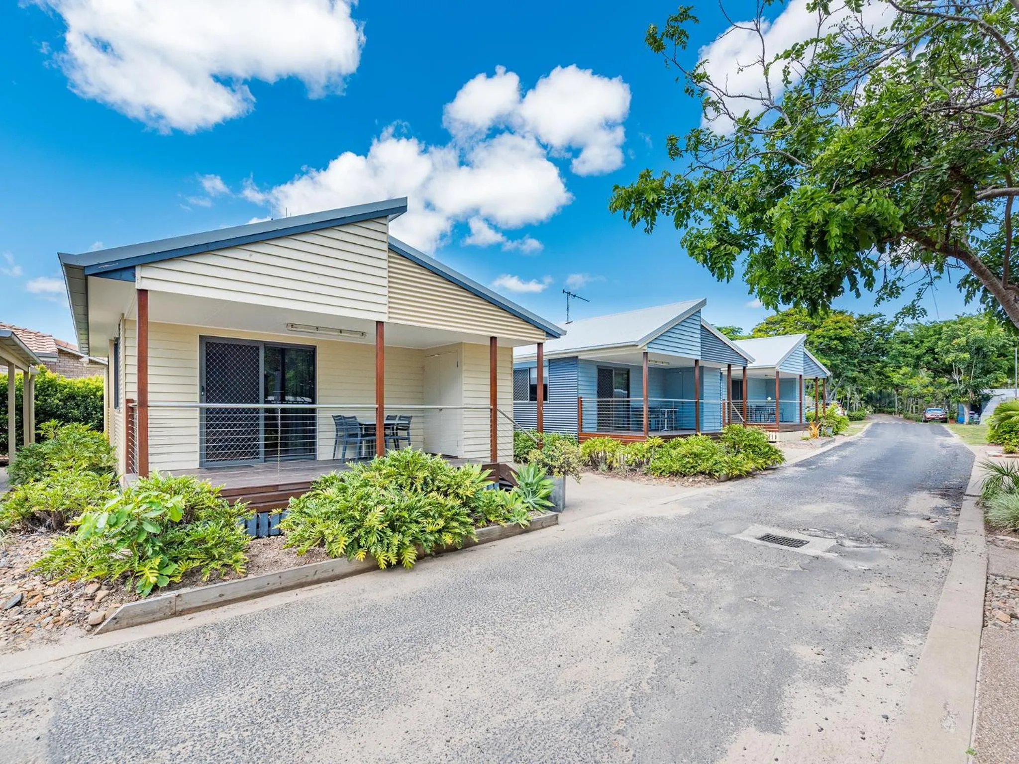 Balcony/Terrace in NRMA Woodgate Beach Holiday Park
