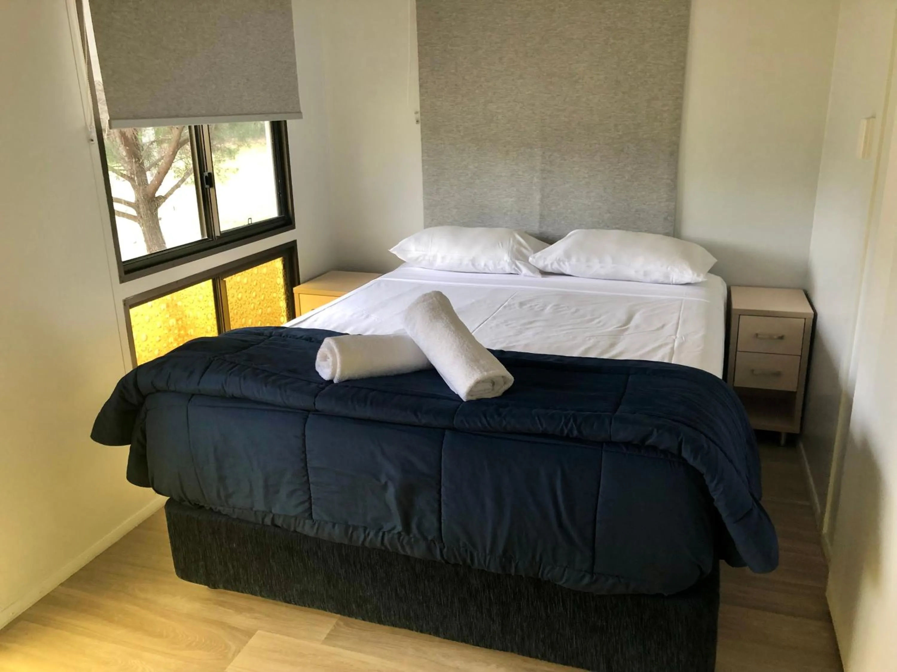 Bed in NRMA Woodgate Beach Holiday Park