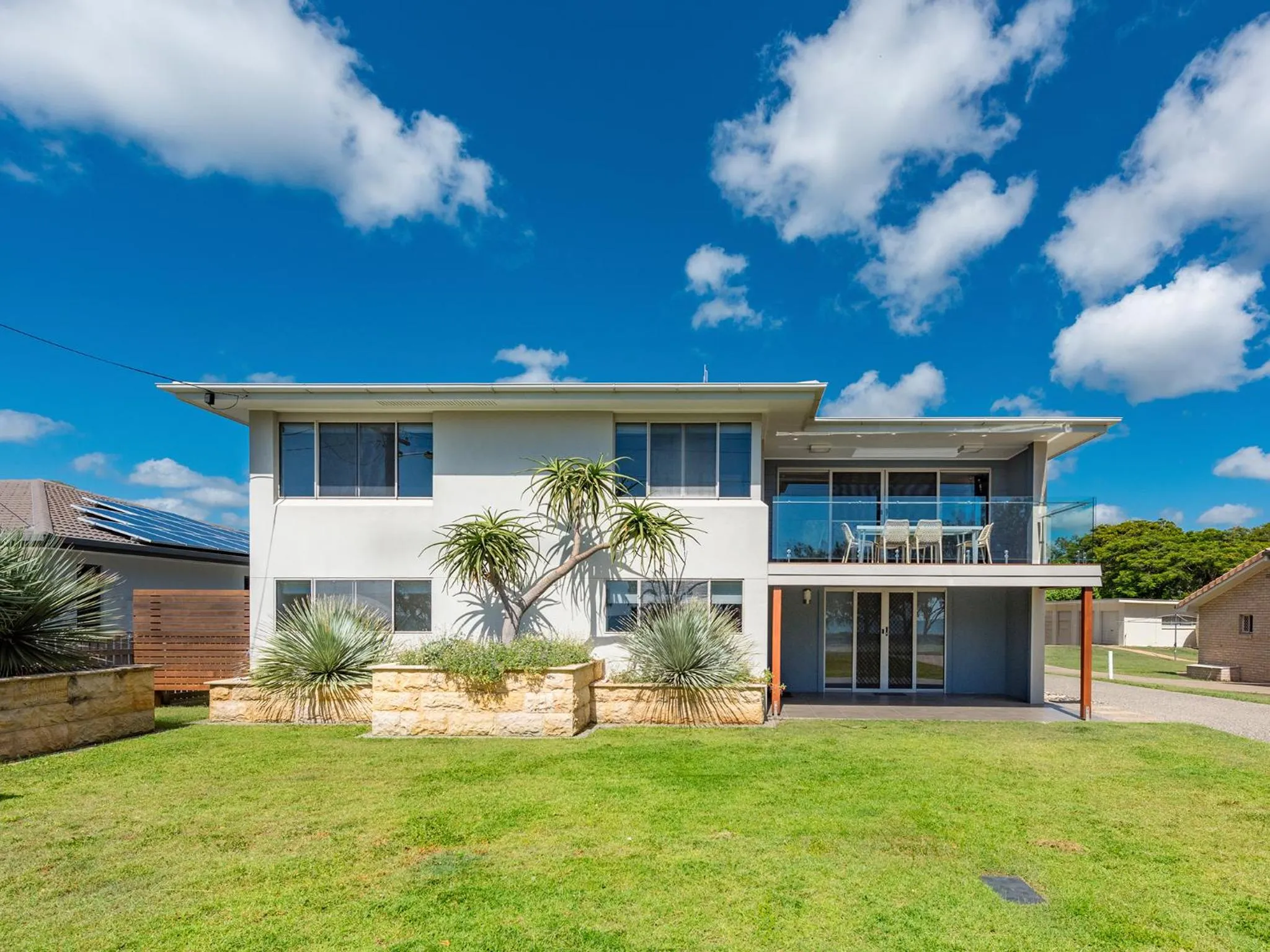 Balcony/Terrace in NRMA Woodgate Beach Holiday Park