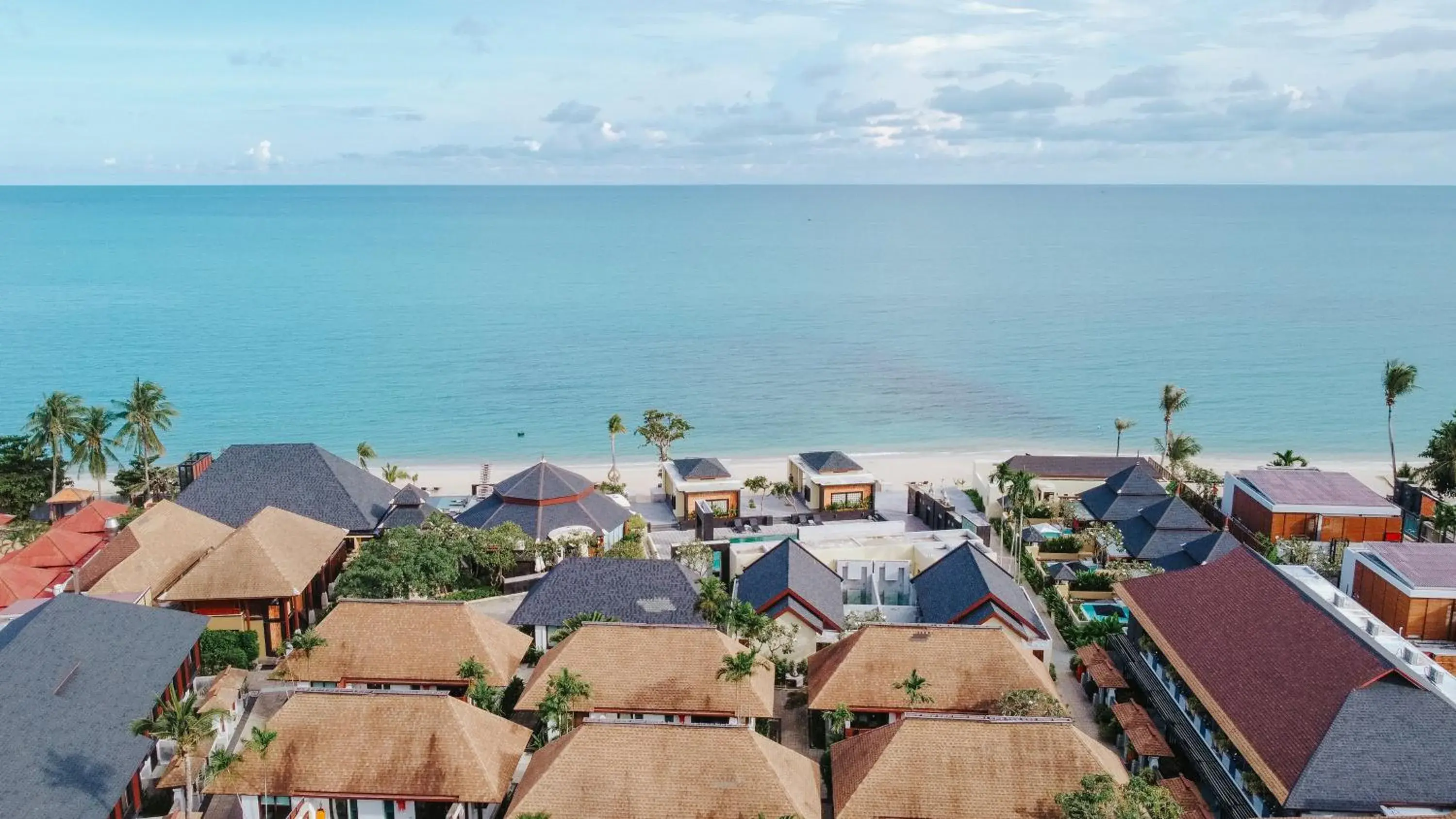 Bird's eye view in Pavilion Samui Villas and Resort - SHA Extra Plus Bird's eye view in Pavilion Samui Villas and Resort - SHA Extra Plus