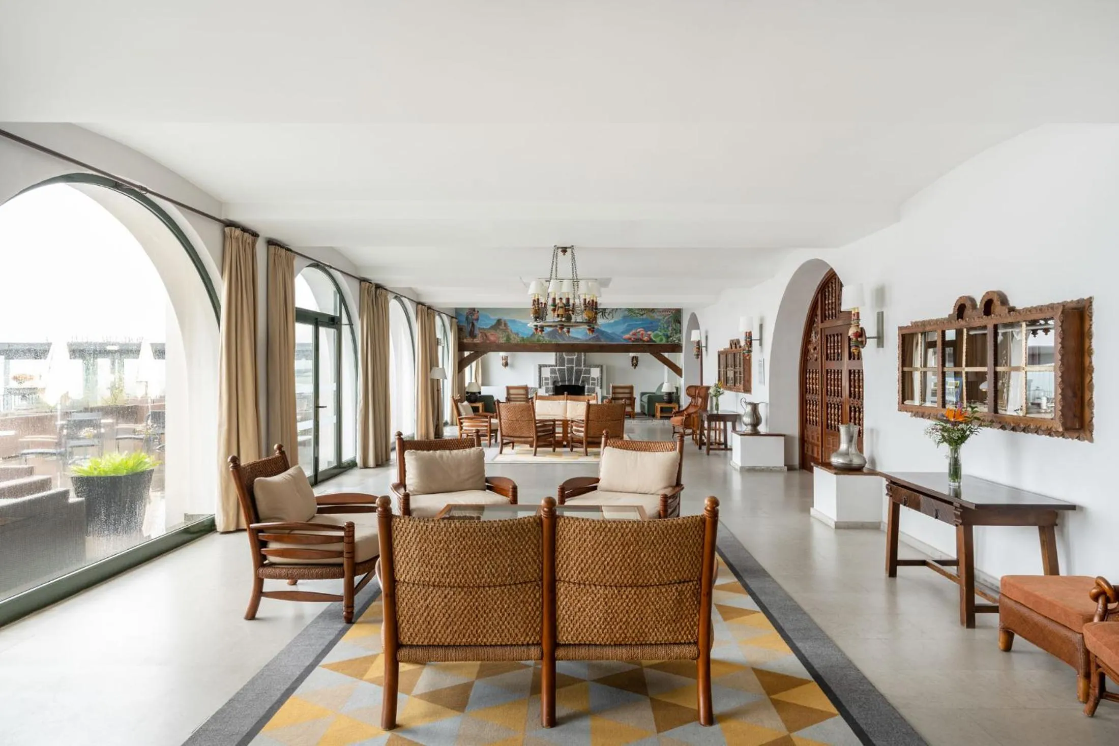 Living room in Parador de Cruz de Tejeda
