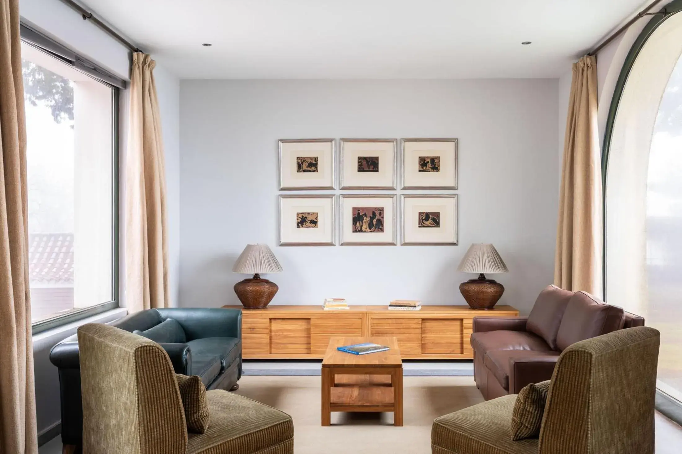 Living room in Parador de Cruz de Tejeda Living room in Parador de Cruz de Tejeda