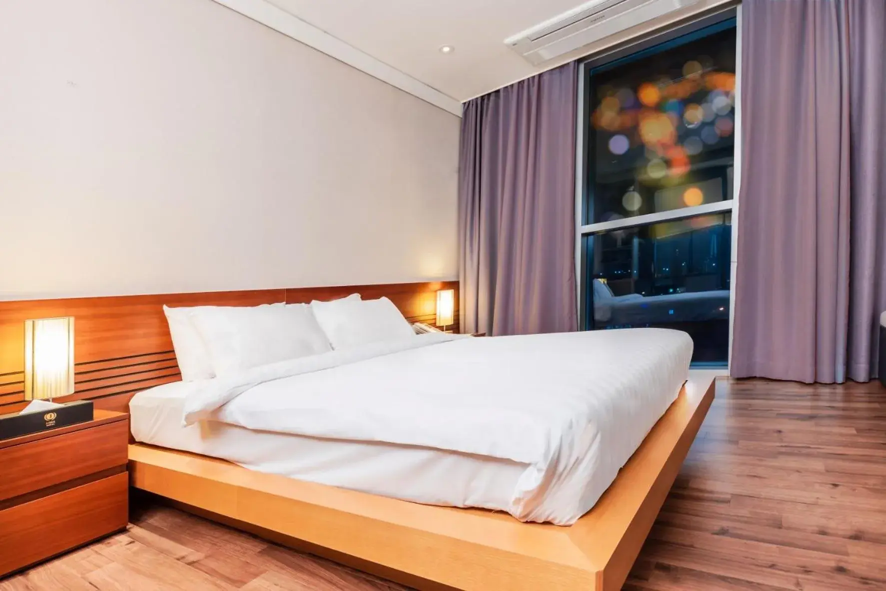 Bed in J One Hotel Cheongju Bed in J One Hotel Cheongju