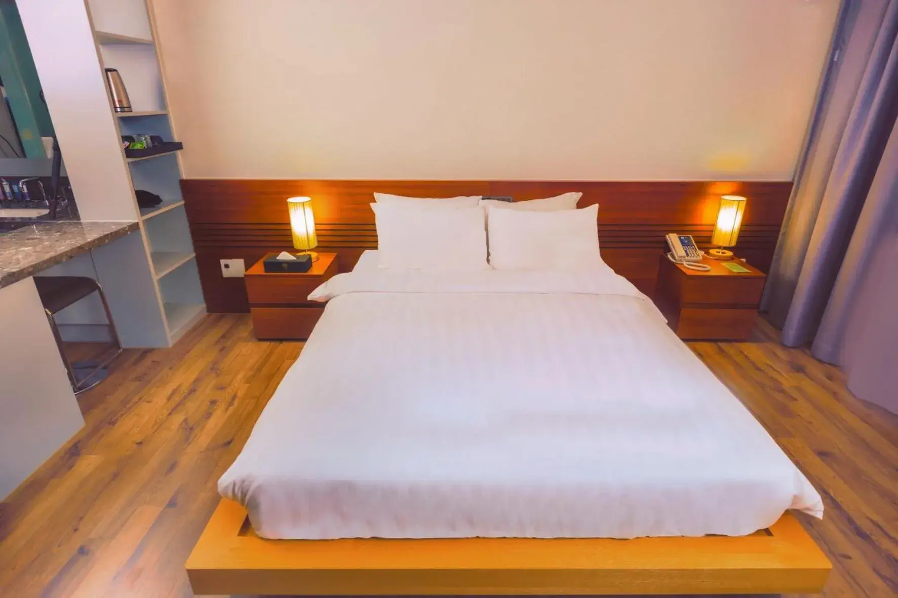 Bed in J One Hotel Cheongju Bed in J One Hotel Cheongju