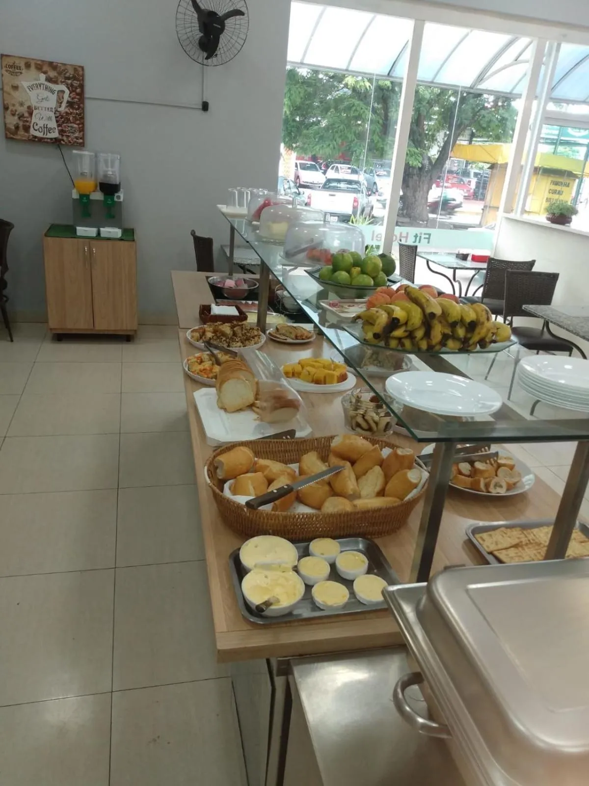 Buffet breakfast in Fit hotel
