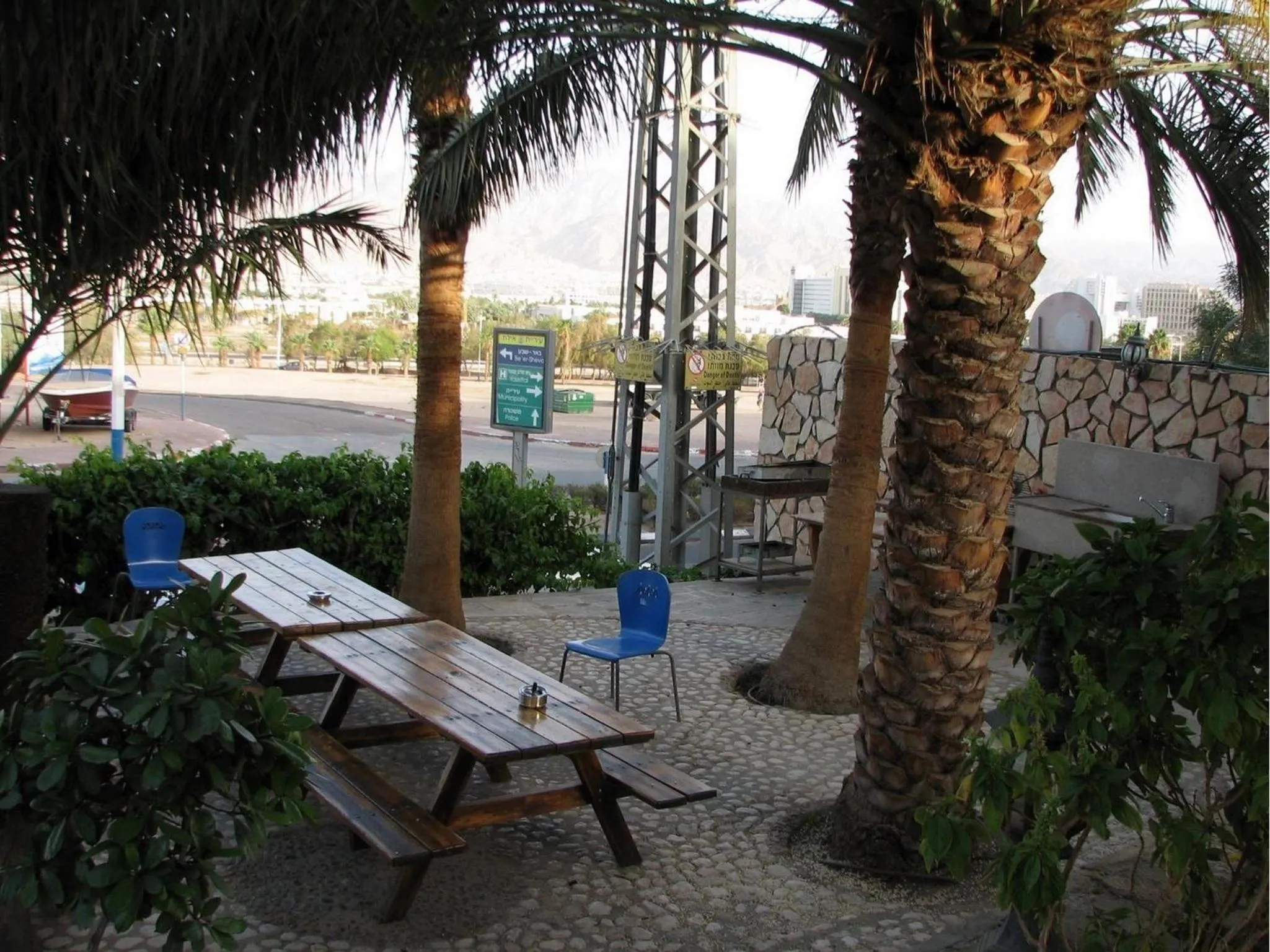 Garden in Arava Hostel