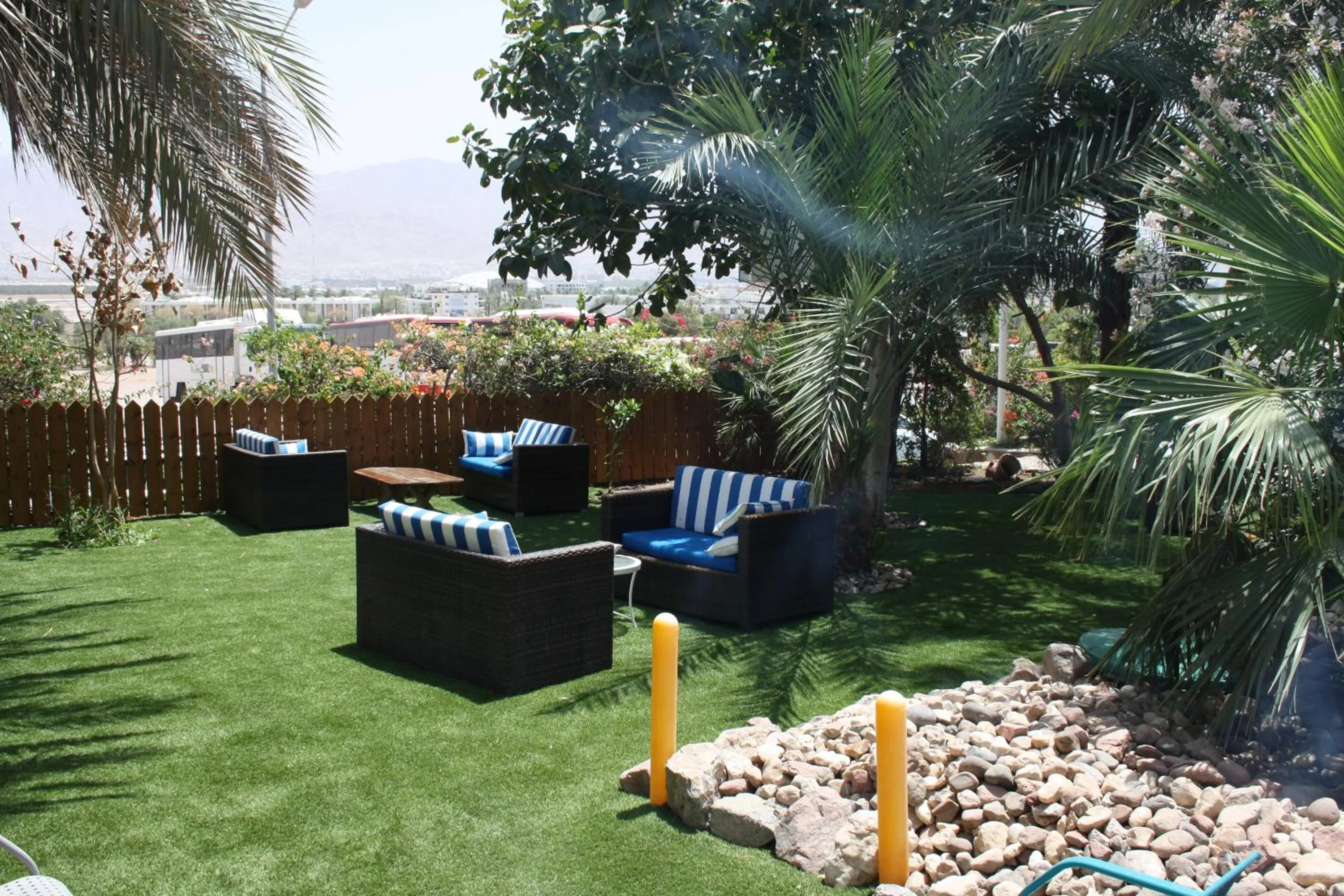Garden in Arava Hostel