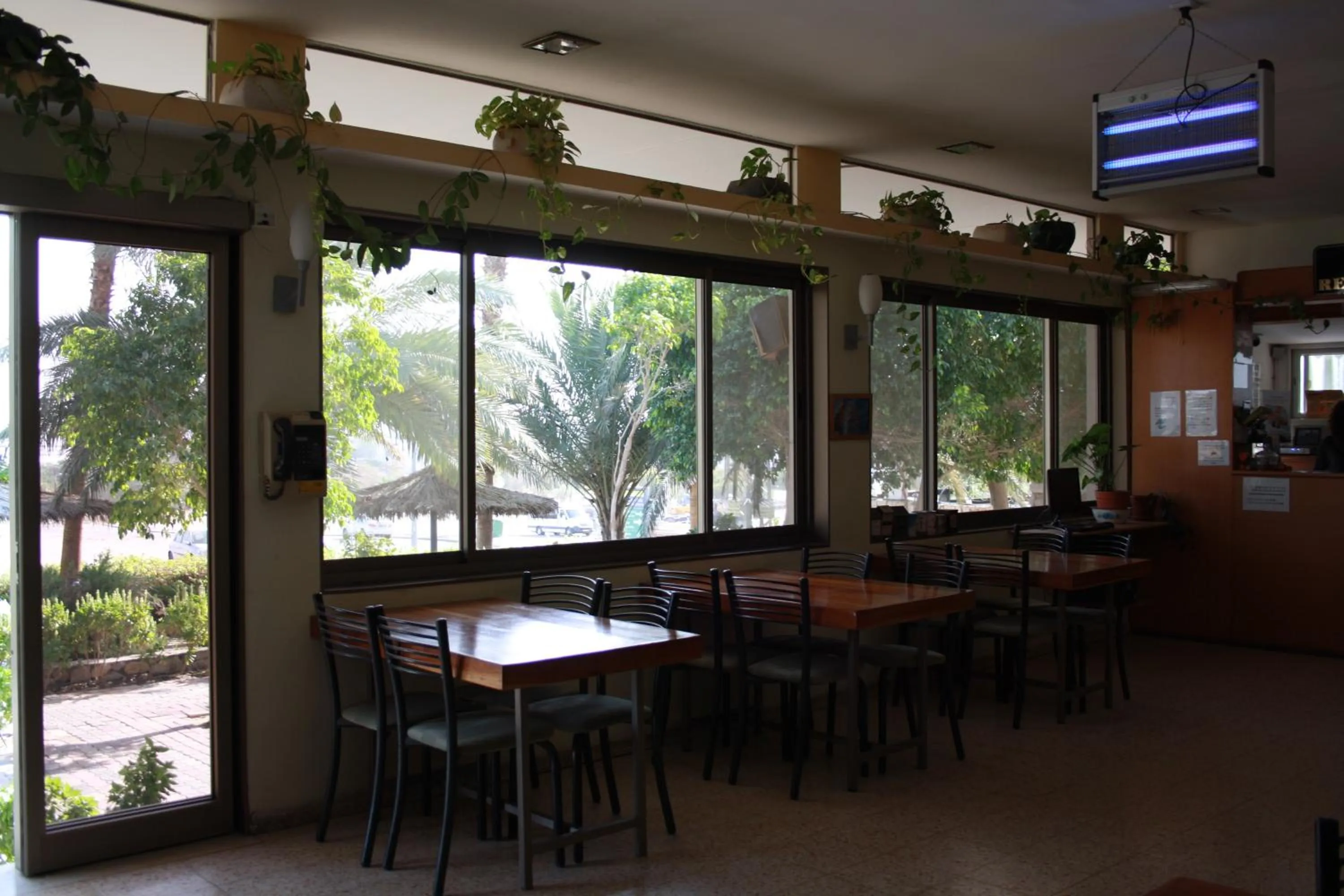 Lobby or reception in Arava Hostel