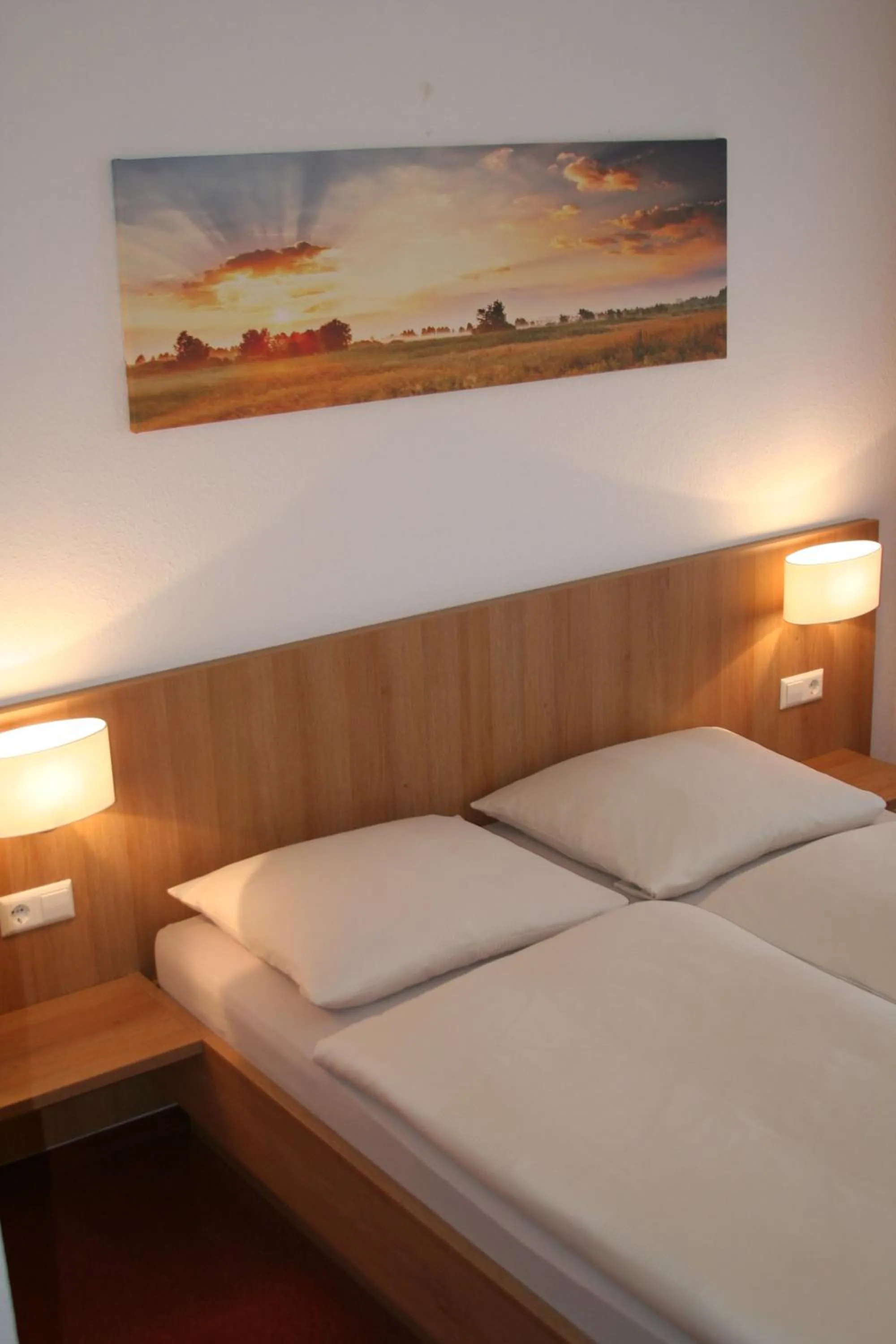 Bed in Hotel zur Sonne