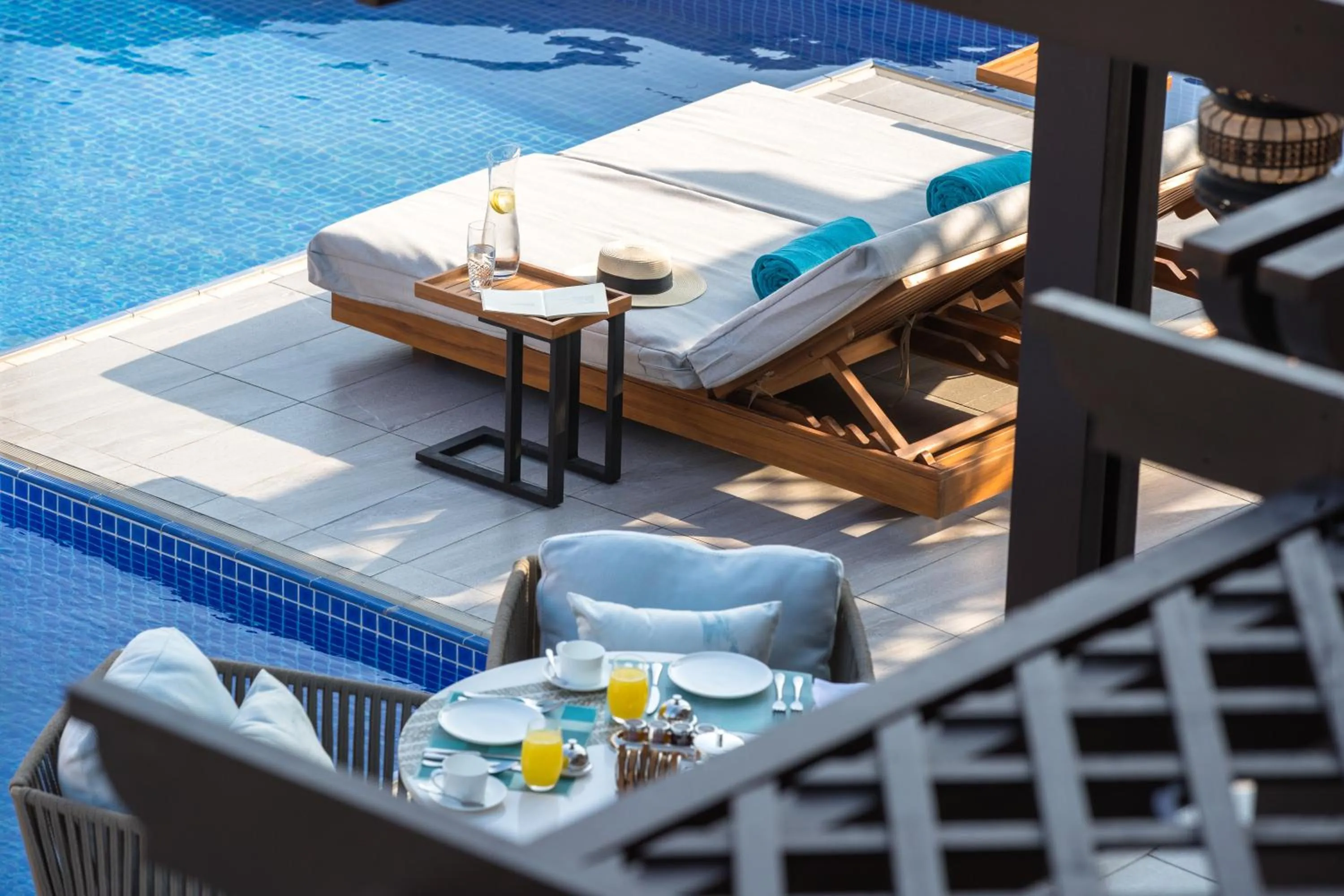 Pool view in Royal Saray Resort